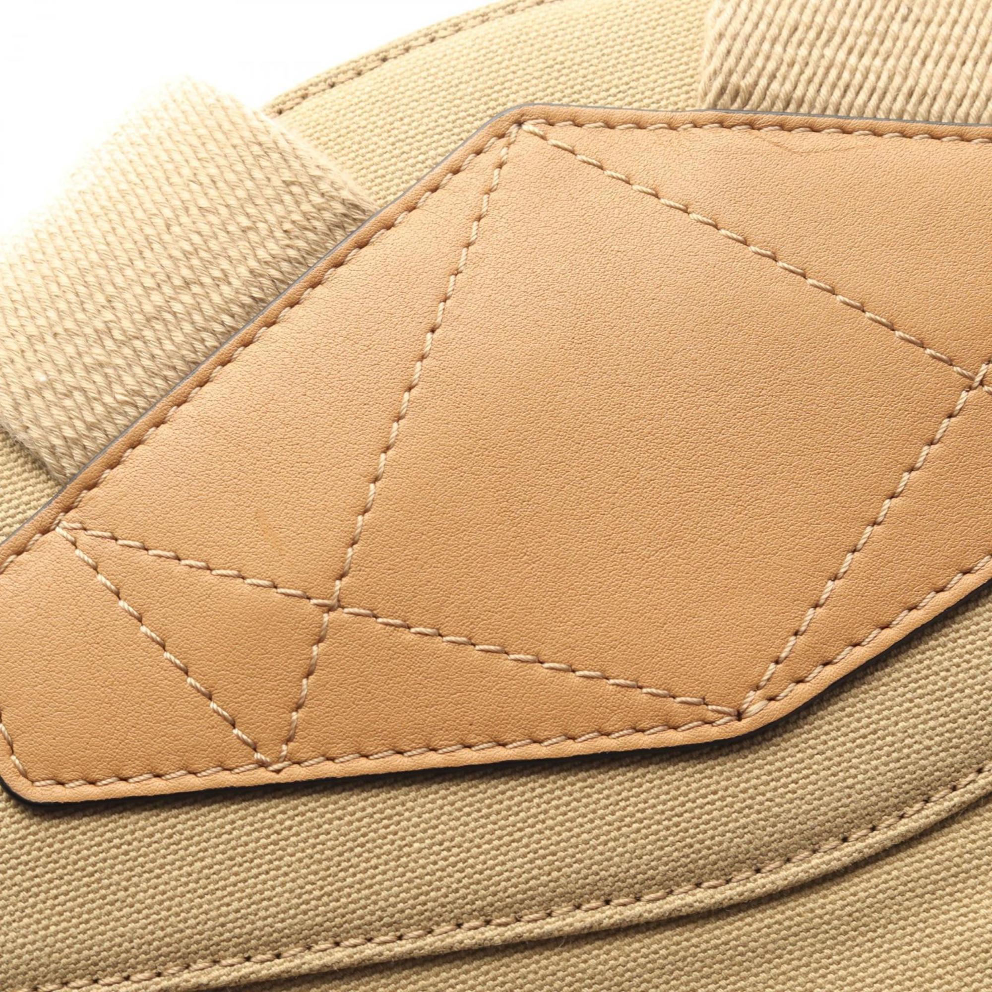 Loewe Beige Canvas Leather Backpack (Pre-Owned)