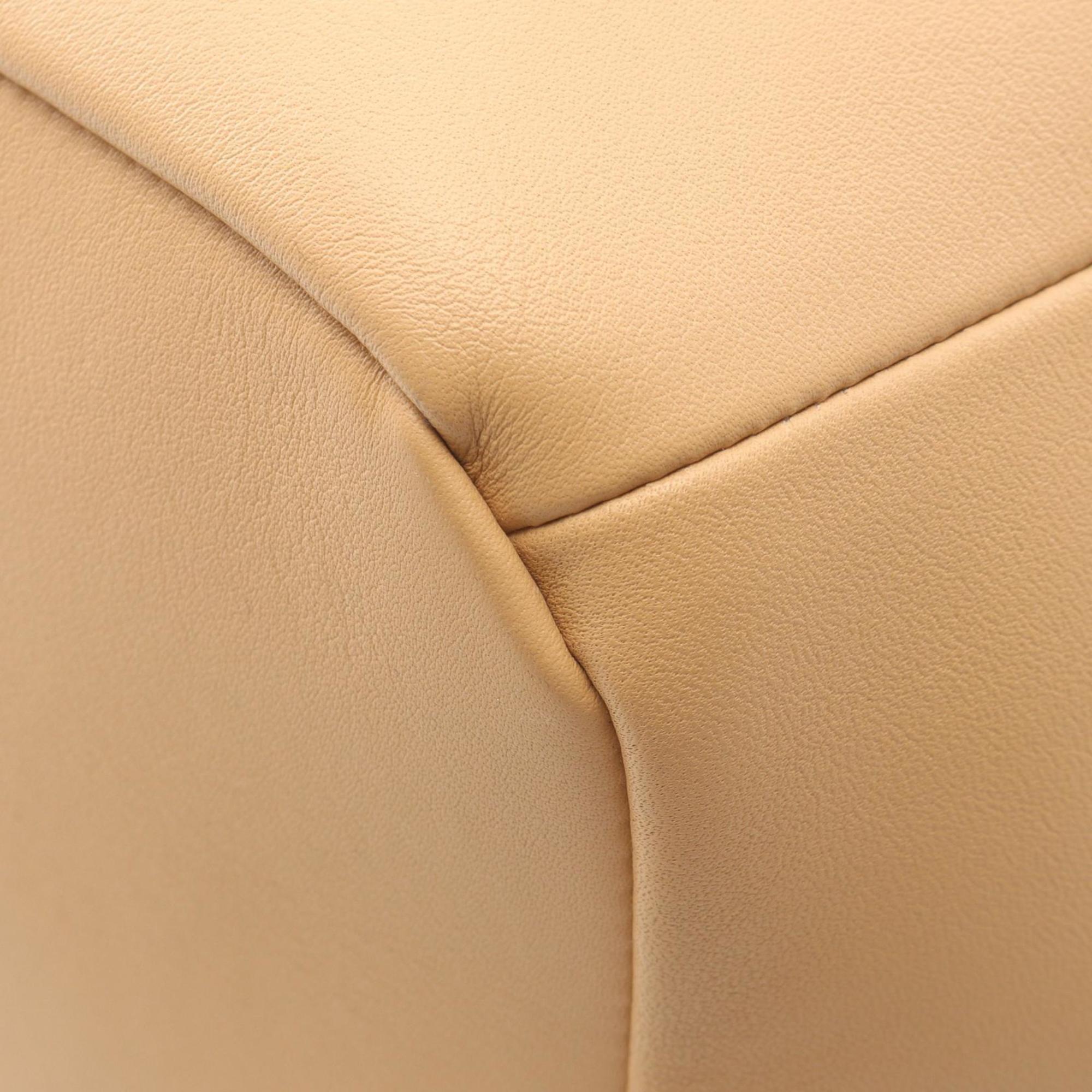 Bottega Veneta Beige Leather Handbag (Pre-Owned)