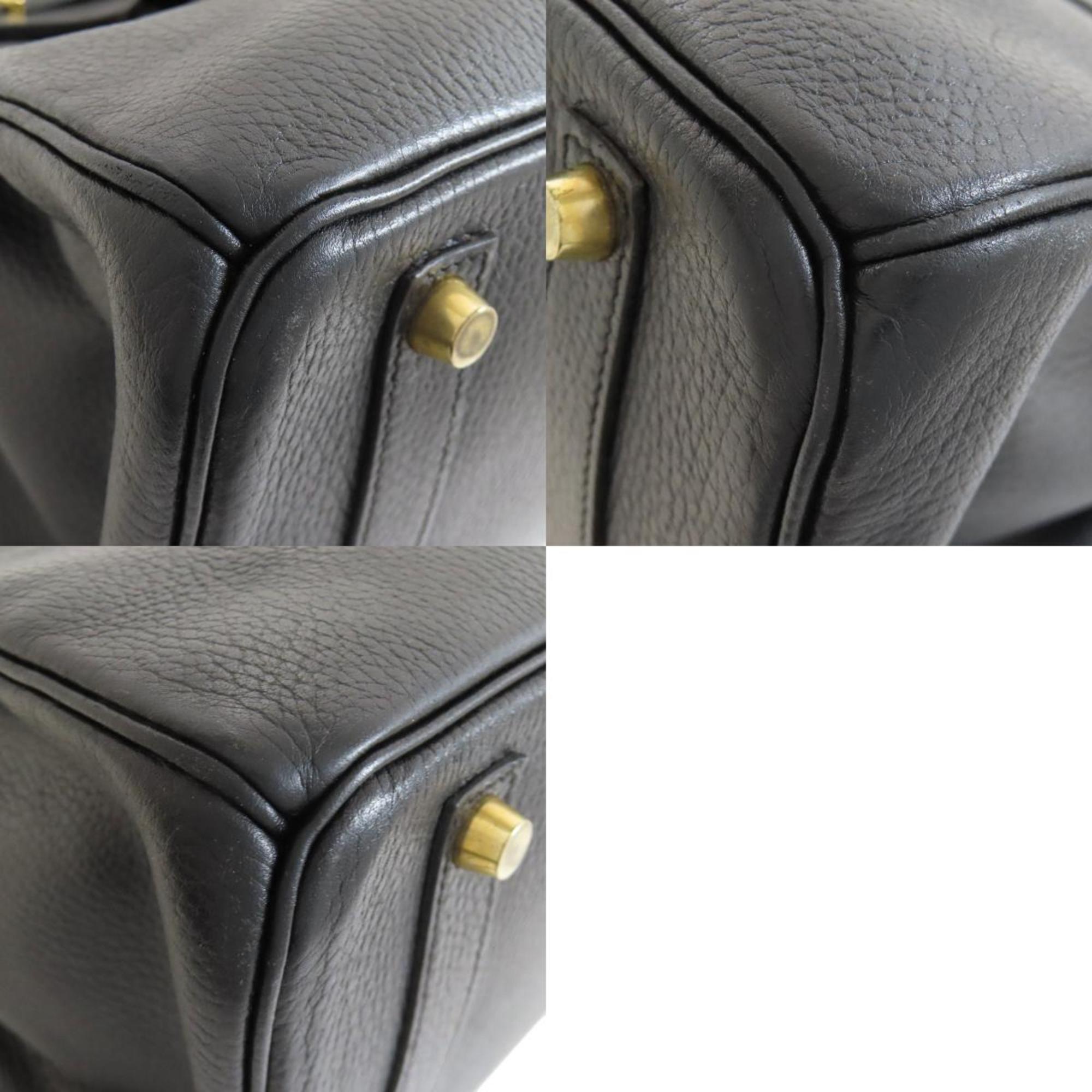 Hermes Birkin Black Ardennes Leather Handbag (Pre-Owned)