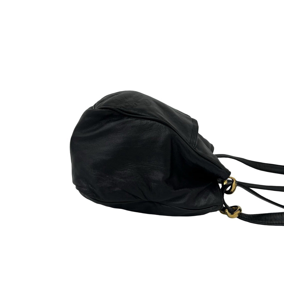 Loewe Black Leather Shoulder Bag Tote Bag (Pre-Owned)