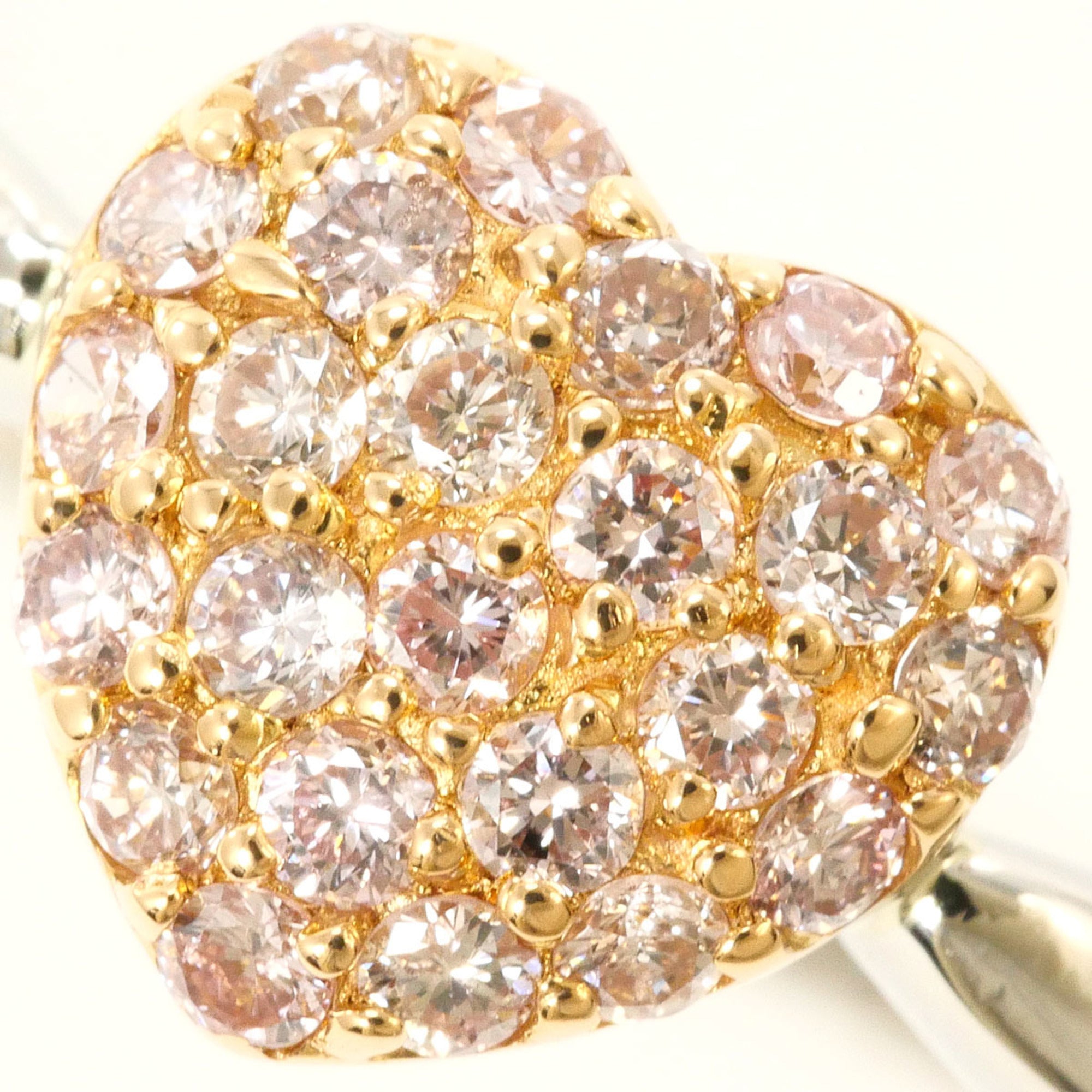 Unbranded Pink Gold Pink Platinum Pink Gold (18K) Platinum 900 Band Ring (Pre-Owned)