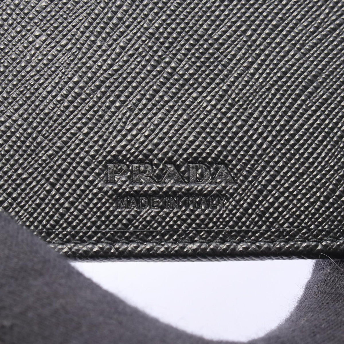 Prada Black Nylon Leather Wallet (Bi-Fold) (Pre-Owned)