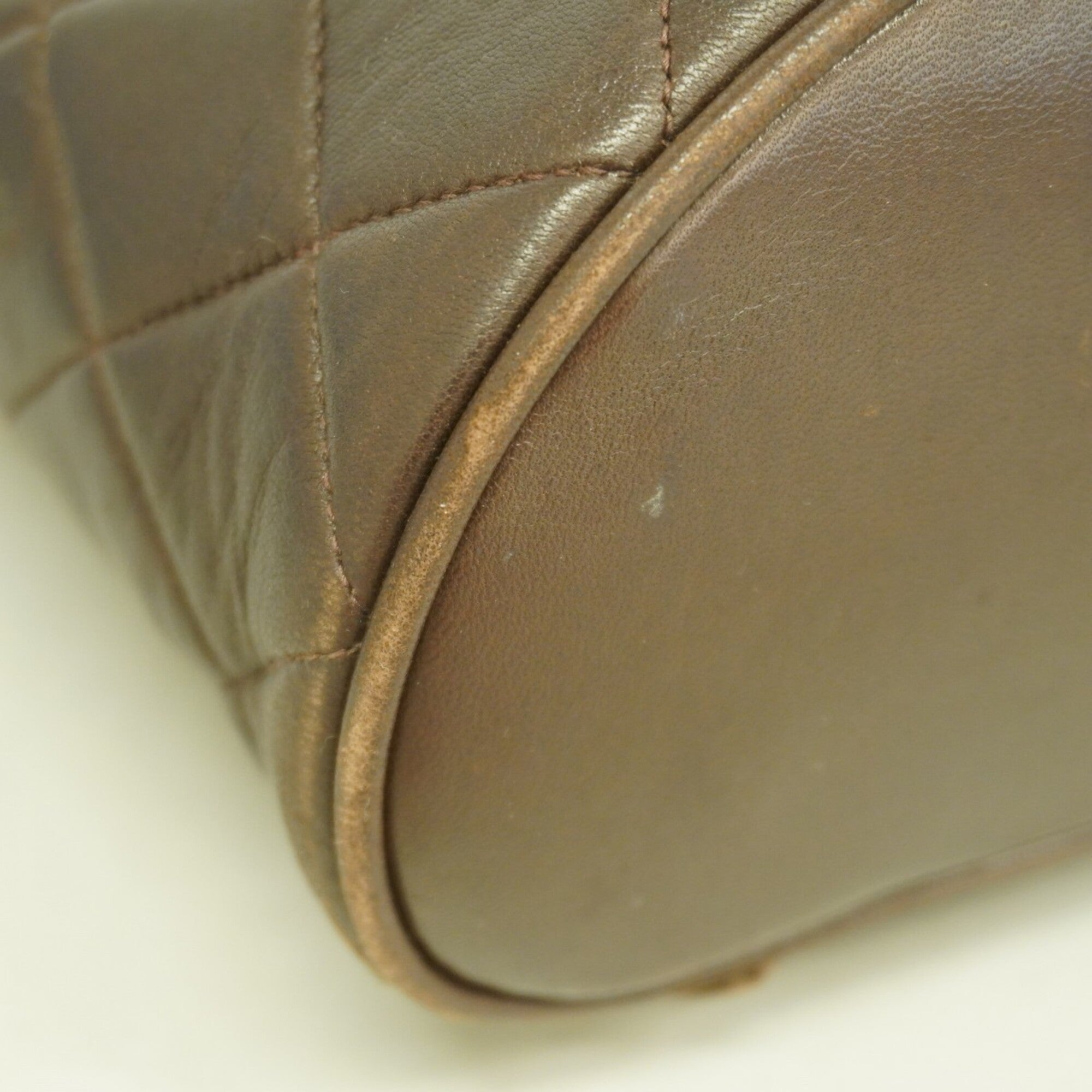Chanel Brown Leather Backpack (Pre-Owned)