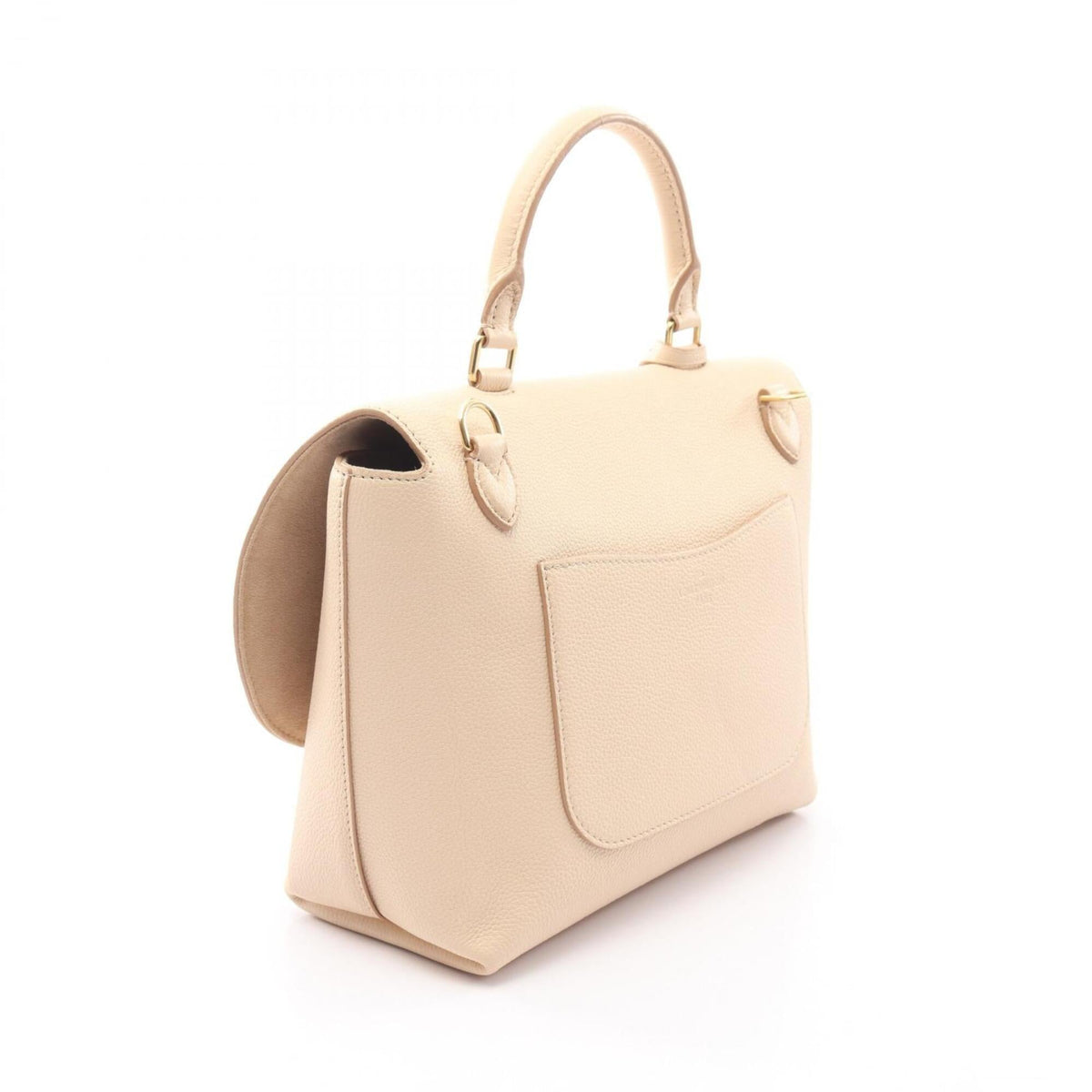 Louis Vuitton Ivory Leather Handbag (Pre-Owned)