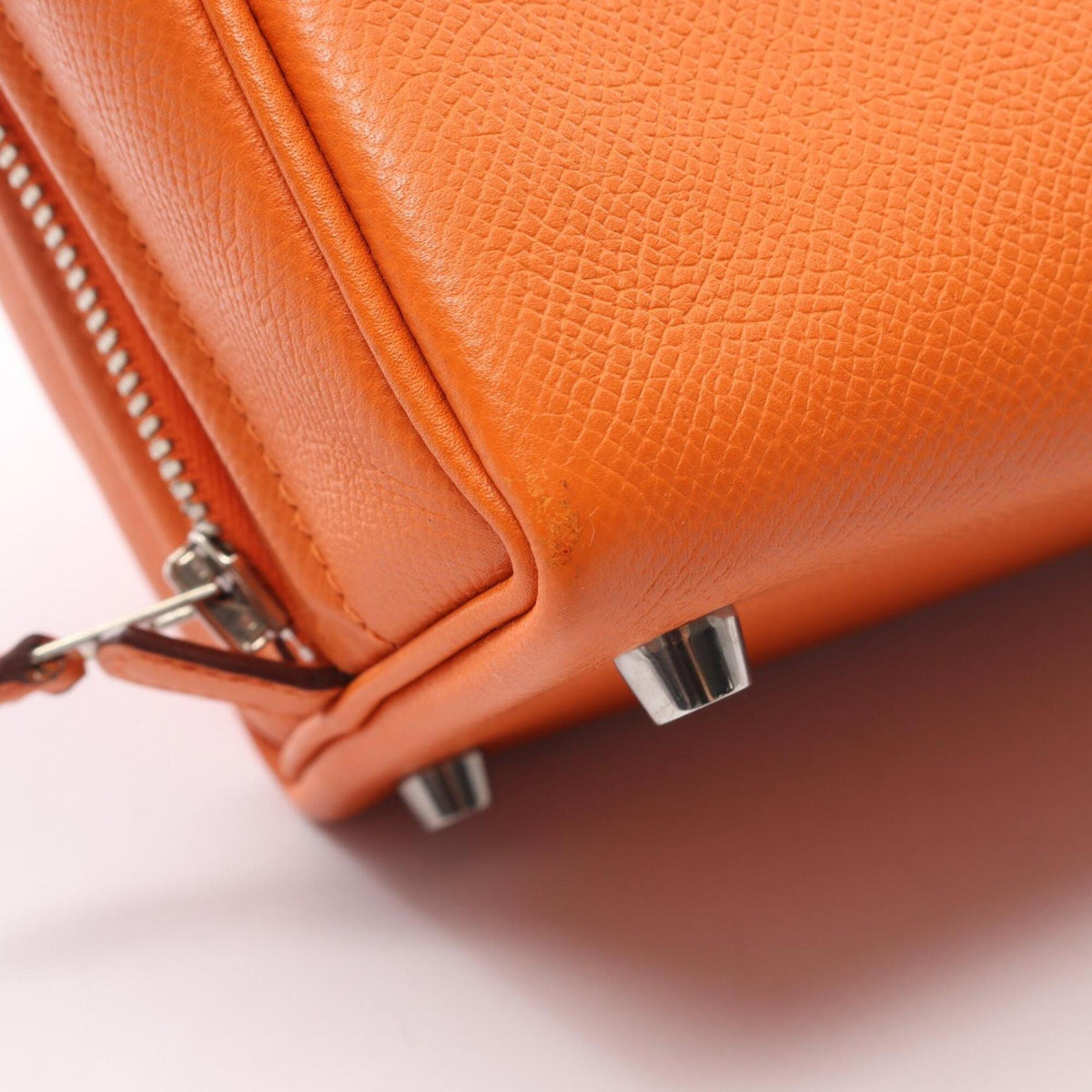 Hermes Orange Epsom Leather Handbag (Pre-Owned)