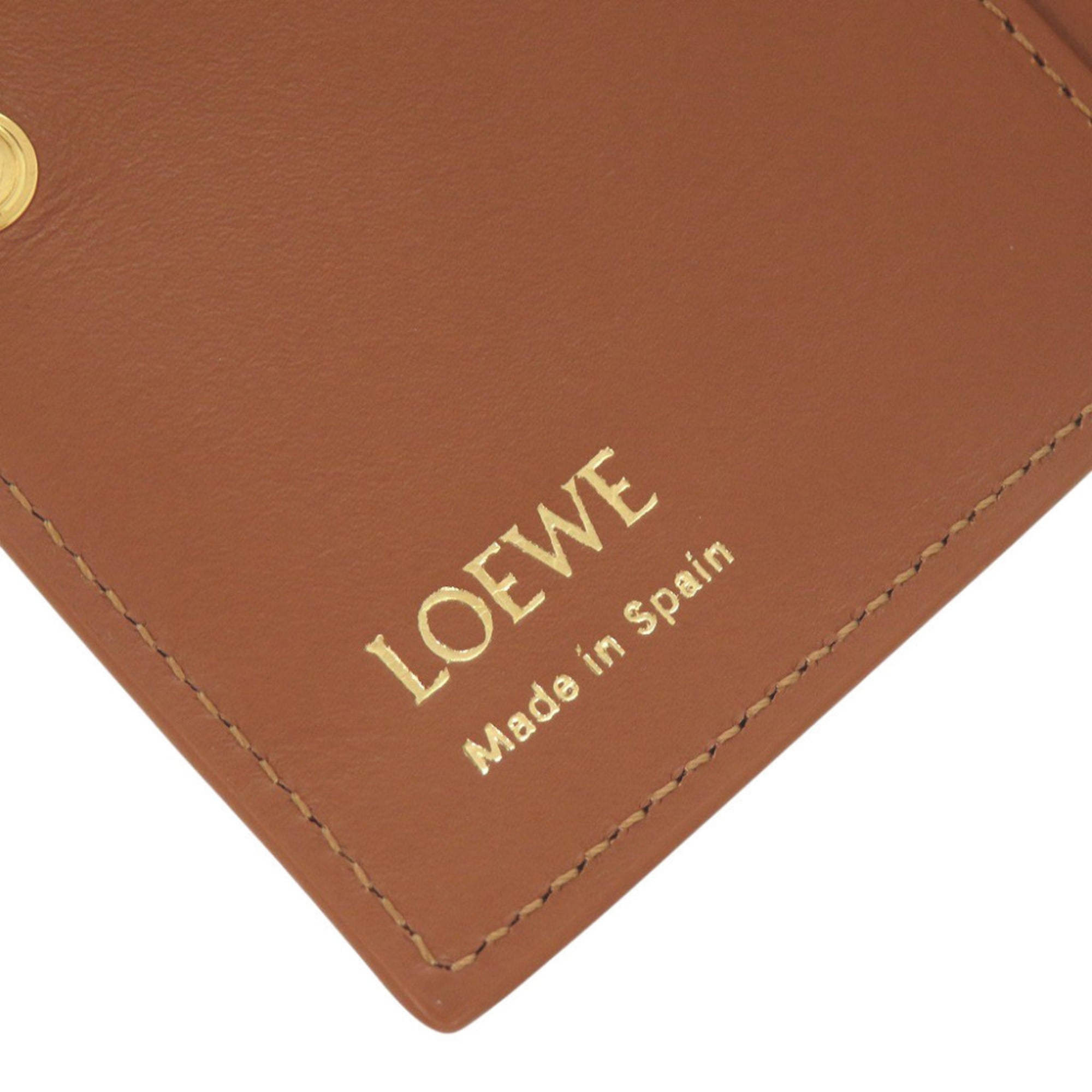 Loewe Brown Leather Wallet (Bi-Fold) (Pre-Owned)