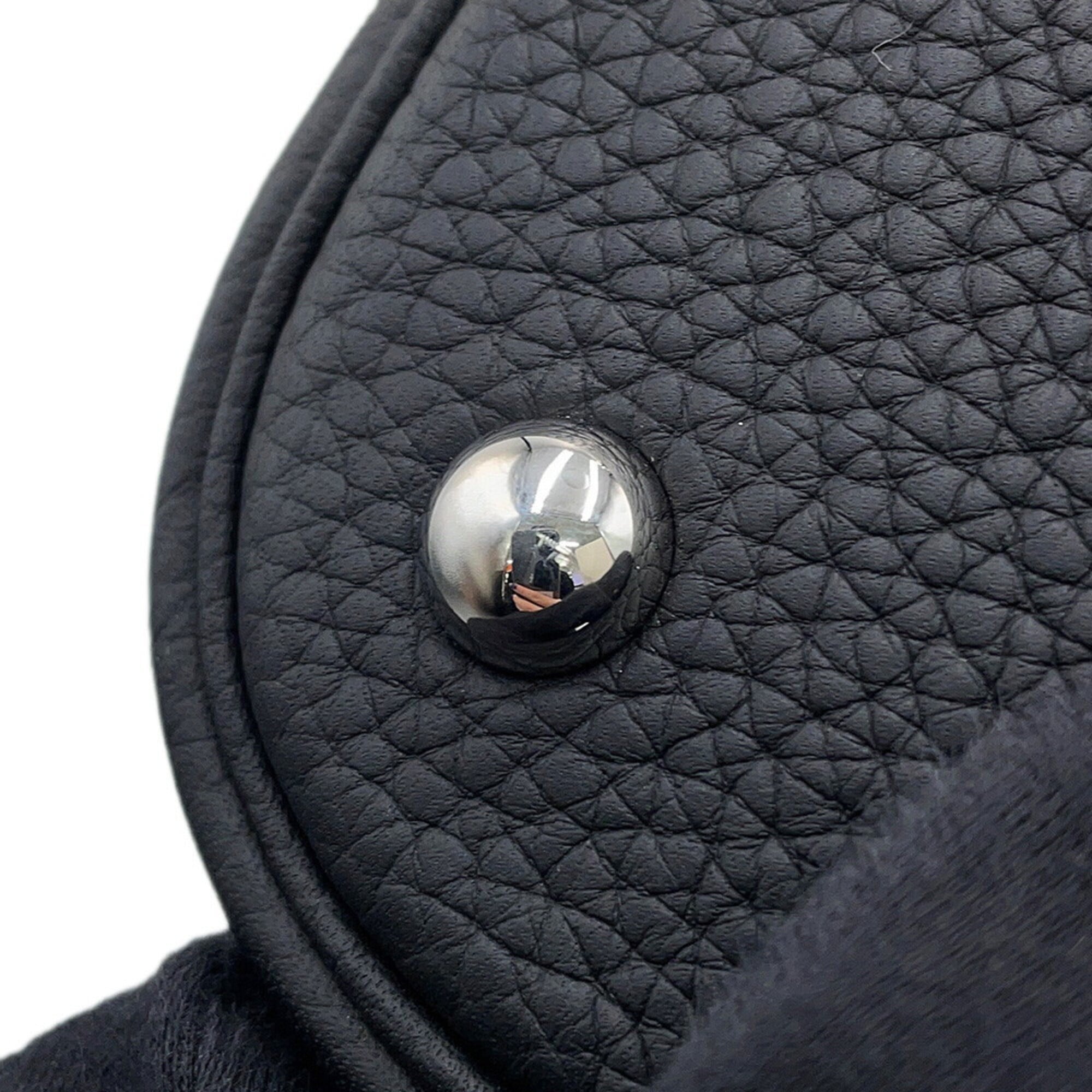 Hermes Bolide Black Taurillon Clemence Leather Handbag Shoulder Bag (Pre-Owned)