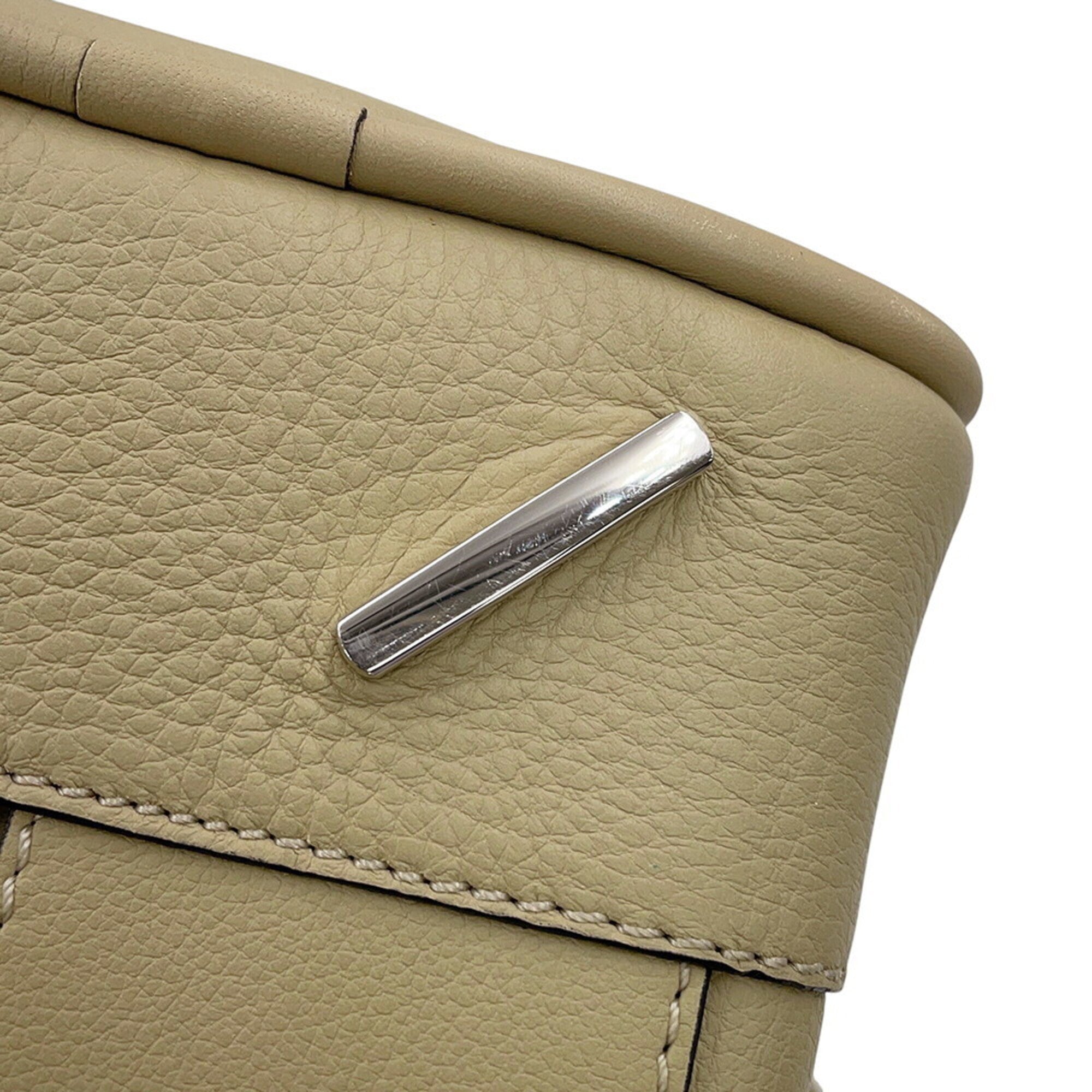 Loewe Beige Leather Handbag (Pre-Owned)