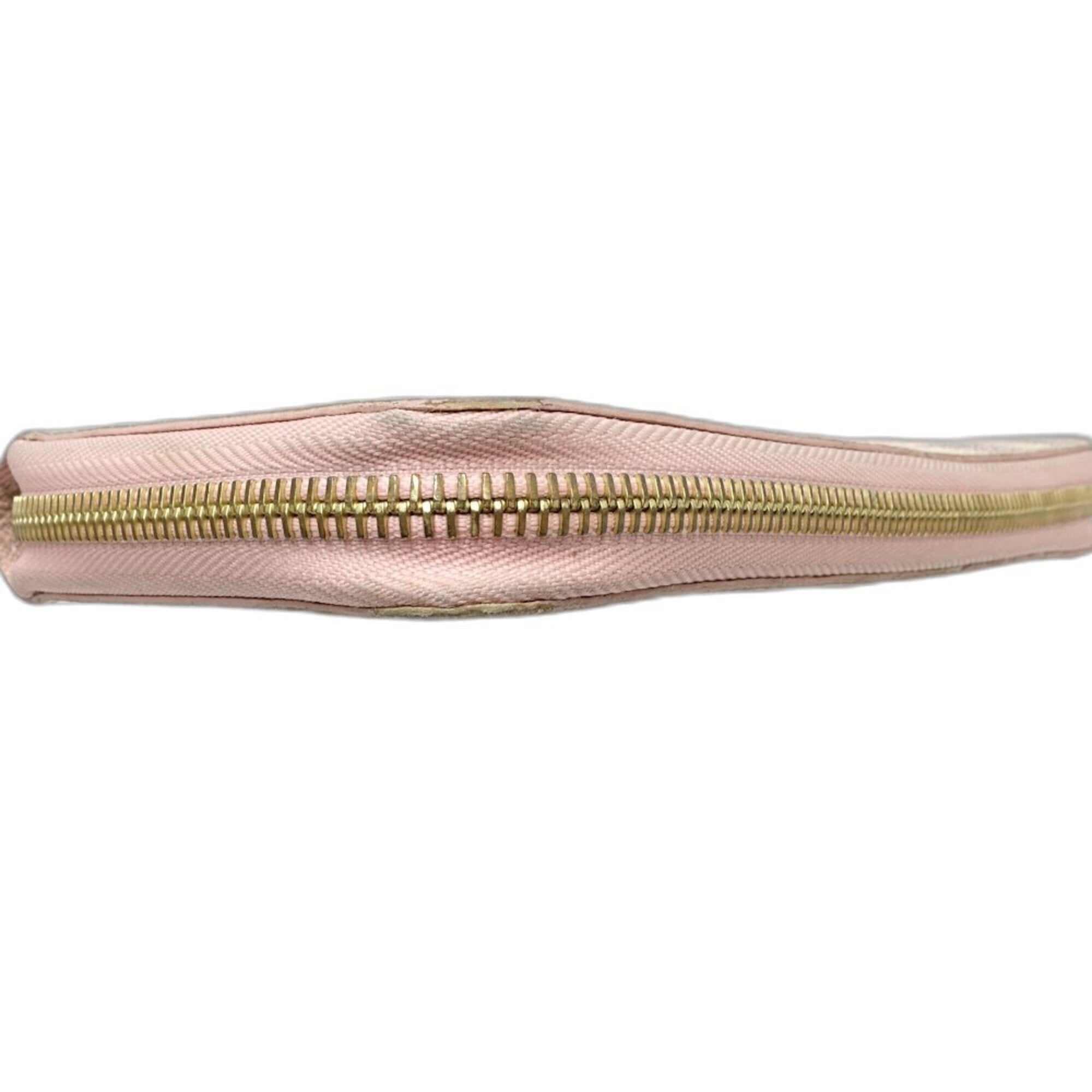 Louis Vuitton Damier Azur Azur Rose Ballerine Damier Azur Long Wallet (Bi-Fold) (Pre-Owned)