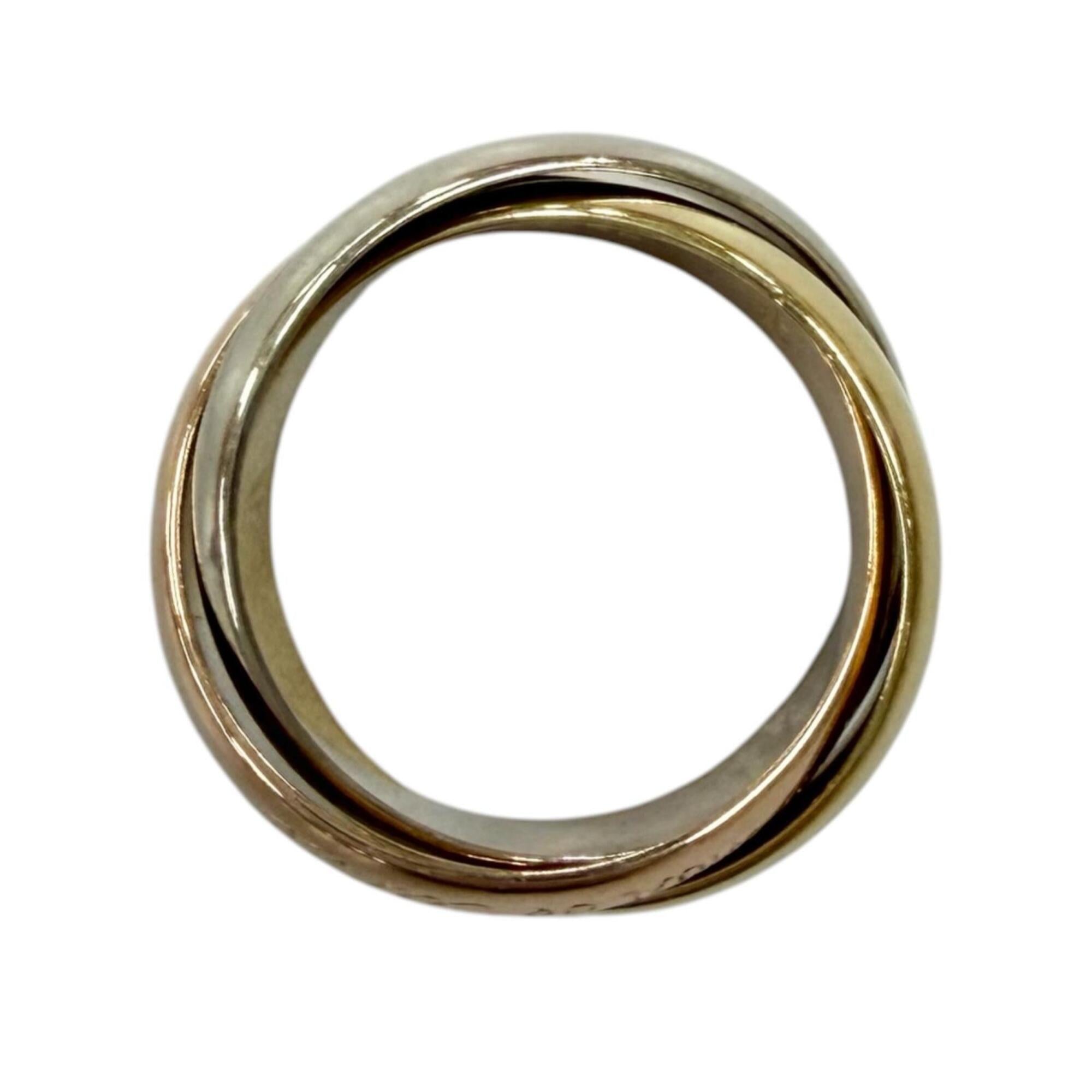 Cartier Pink Gold White Gold Yellow Gold Yellow Gold (18K) Pink Gold (18K) White Gold (18K) Band Ring (Pre-Owned)