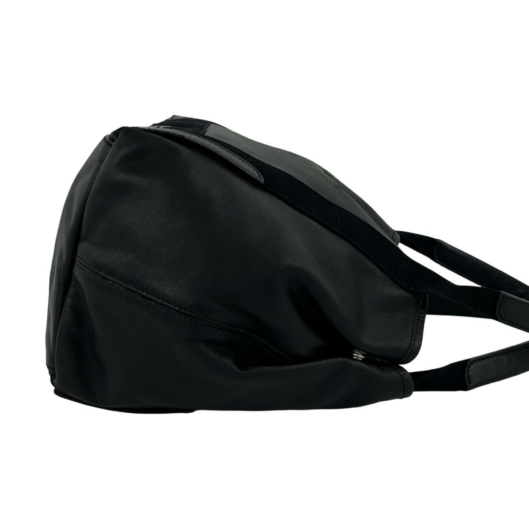 Balenciaga Black Leather Handbag Tote Bag (Pre-Owned)