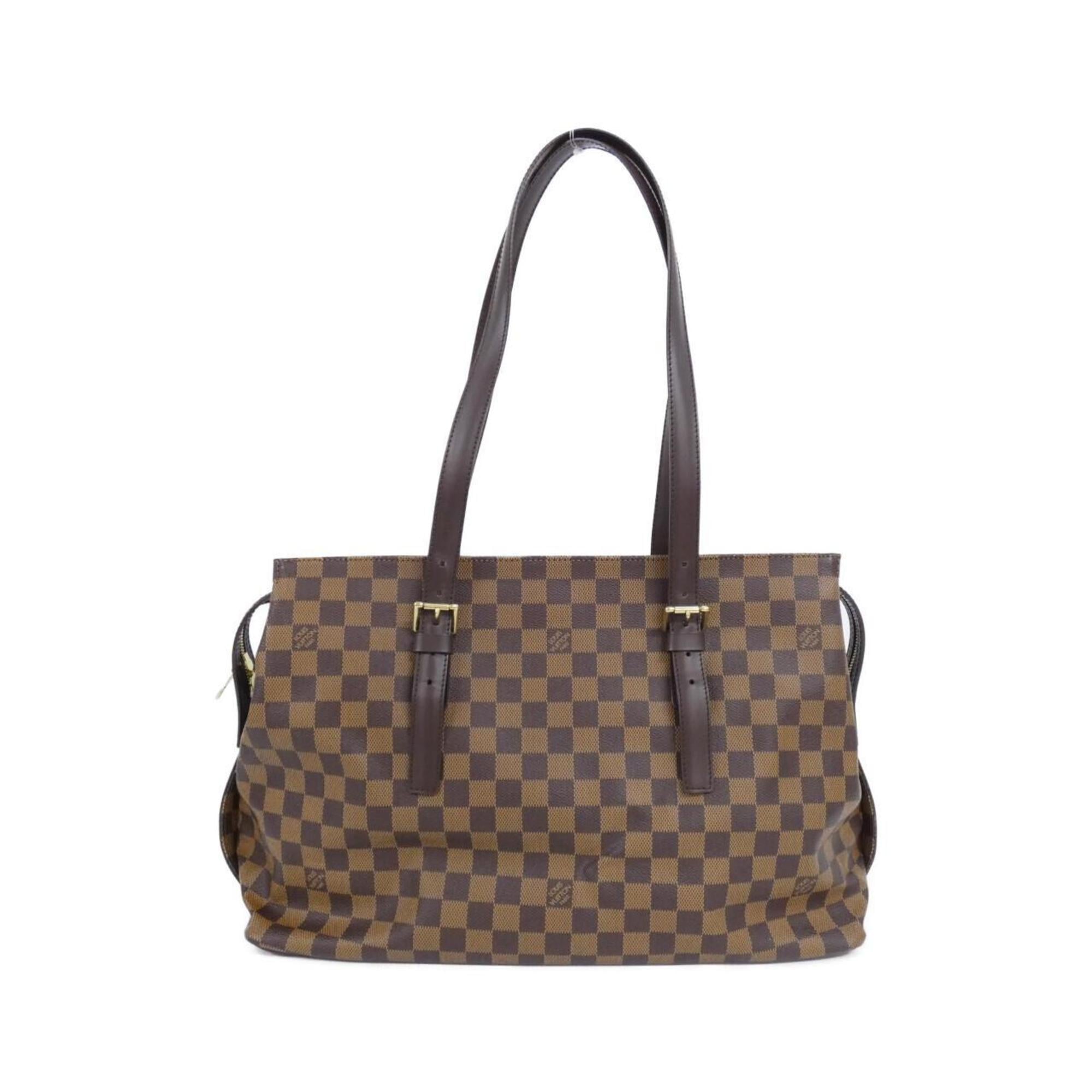 Louis Vuitton Ebene Coated Canvas Shoulder Bag (Pre-Owned)