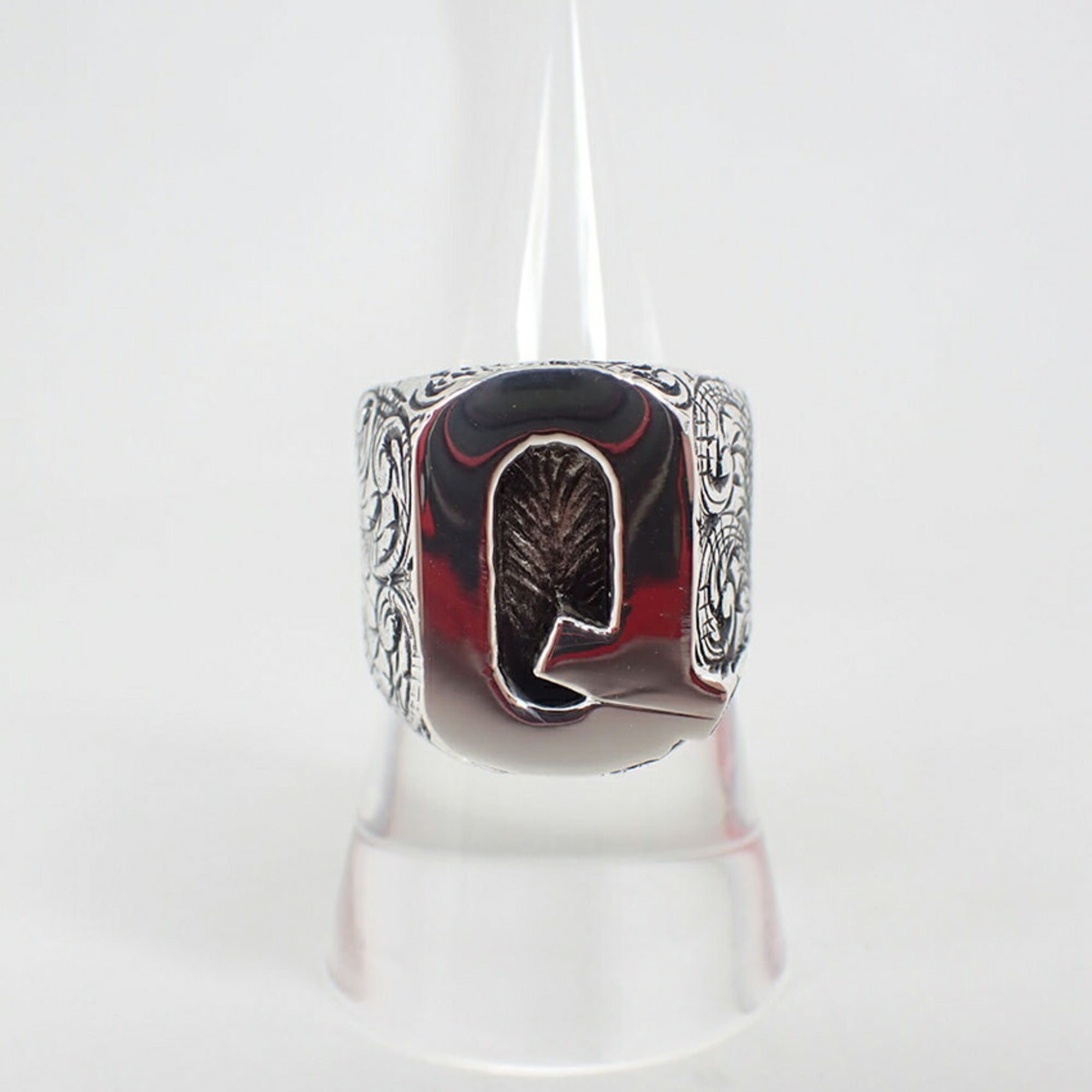 Gucci Sterling Silver 925 Band Ring (Pre-Owned)