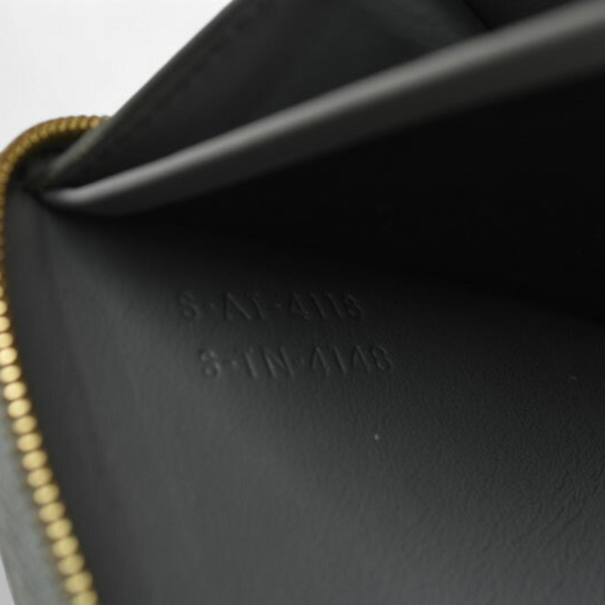 Celine Gray Leather Long Wallet (Bi-Fold) (Pre-Owned)