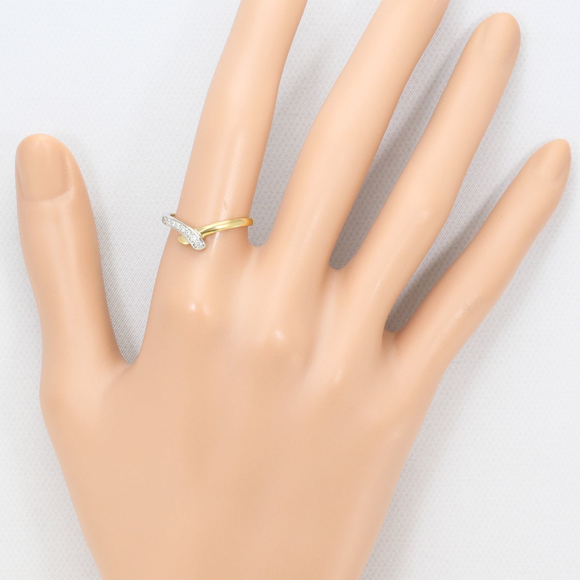 Unbranded Platinum Yellow Gold Yellow Gold (18K) Platinum 950 Band Ring (Pre-Owned)