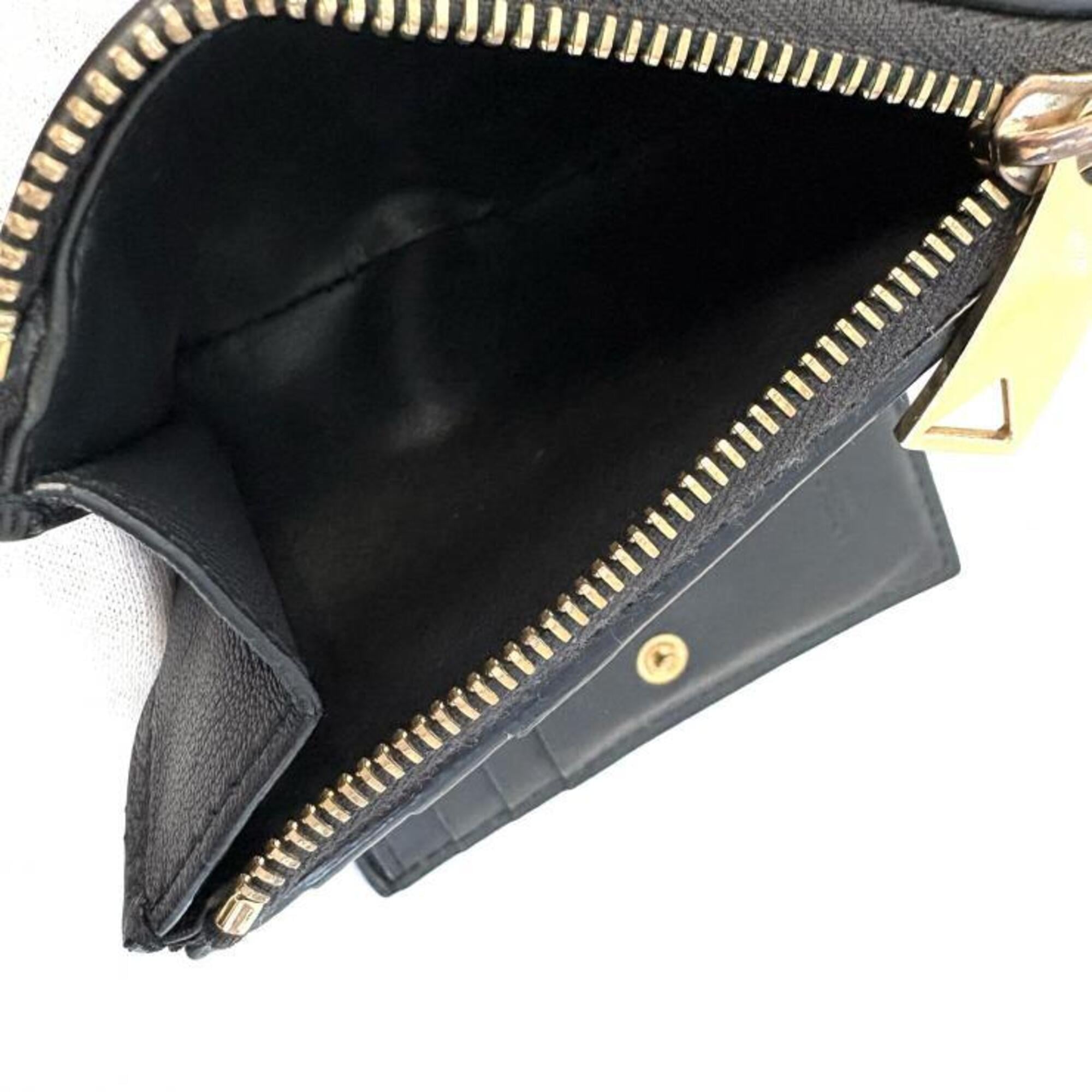 Bottega Veneta Black Intrecciato Wallet (Bi-Fold) (Pre-Owned)
