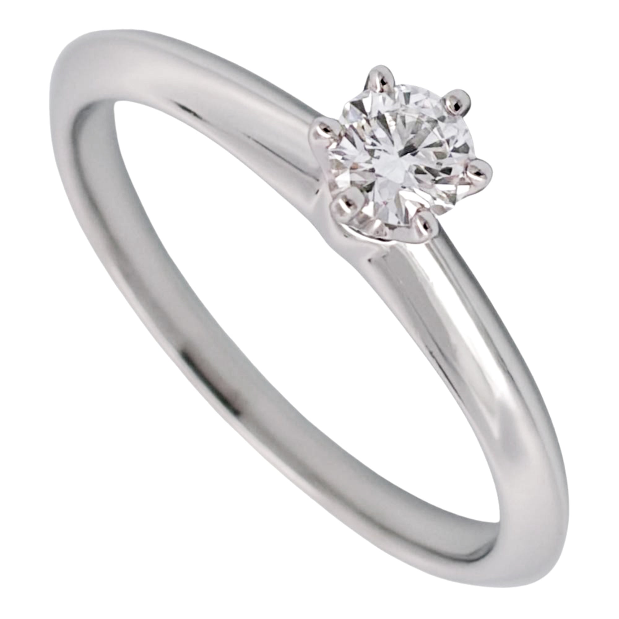 Tiffany Platinum Platinum 950 Band Ring (Pre-Owned)