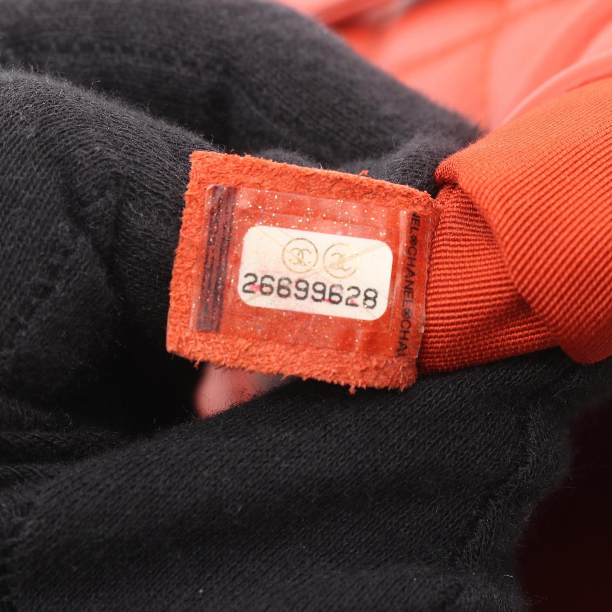 Chanel Orange Leather Backpack (Pre-Owned)