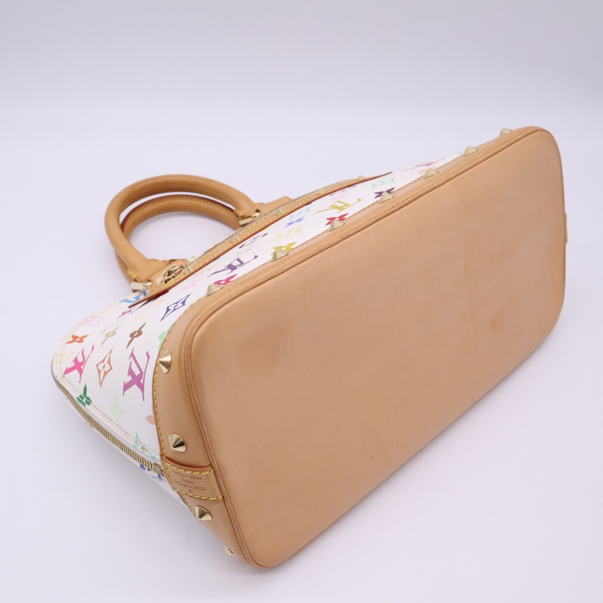 Louis Vuitton Monogram Multicolore Multi-Color Coated Canvas Leather Handbag (Pre-Owned)
