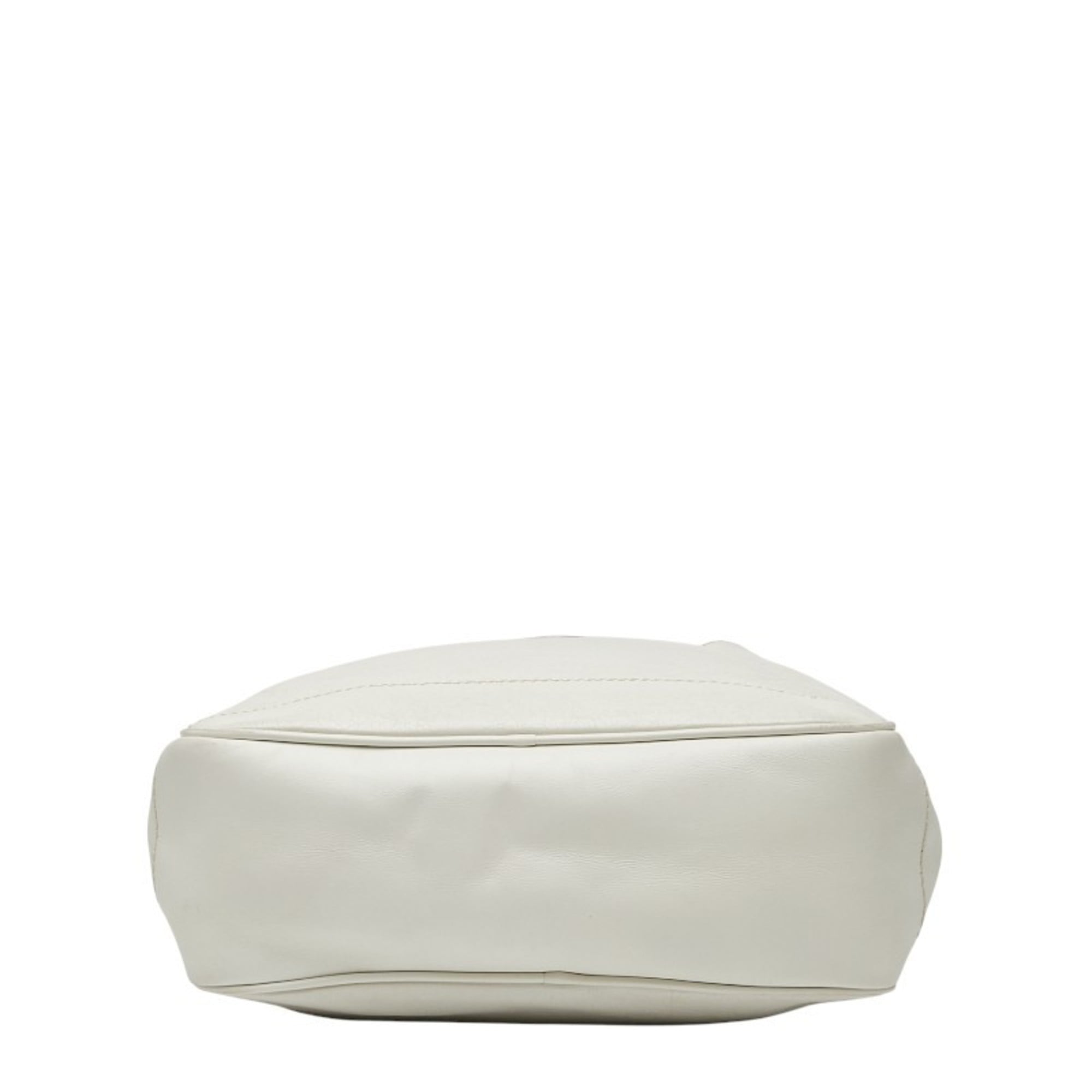 Balenciaga White Leather Shoulder Bag (Pre-Owned)