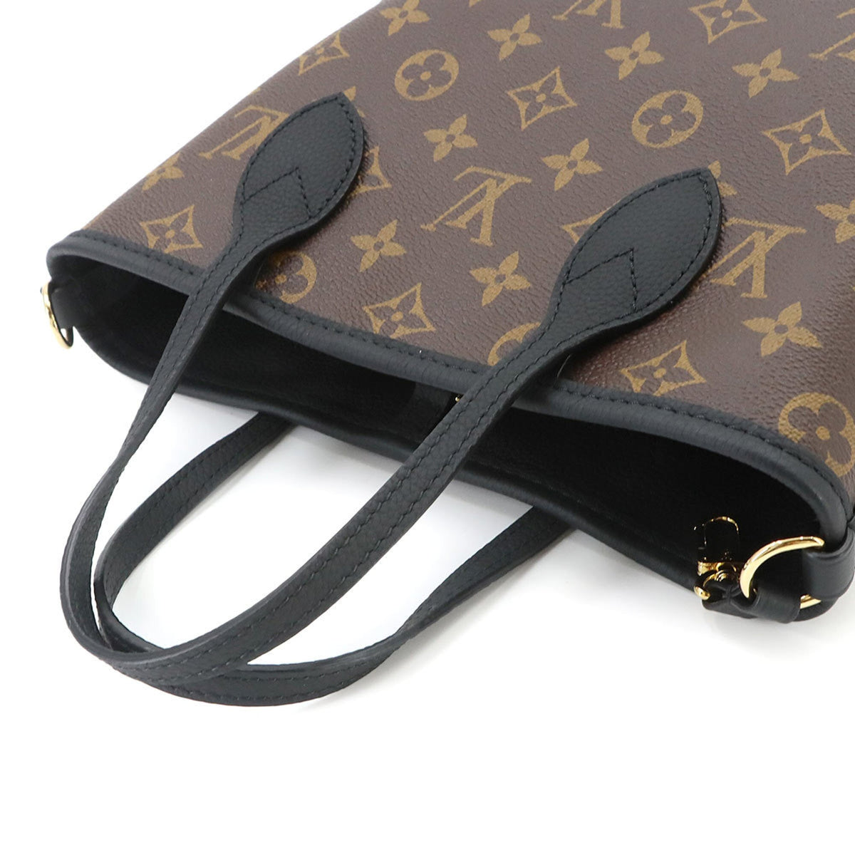 Louis Vuitton Monogram Noir Monogram Canvas Leather Handbag Pouch (Pre-Owned)