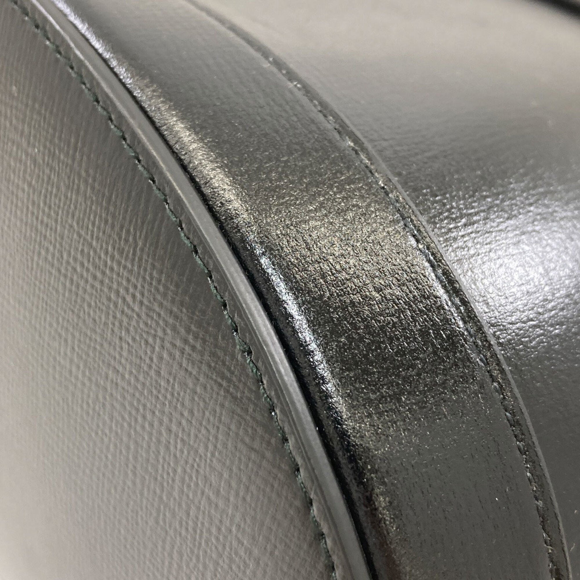 Gucci Horsebit Black Leather Shoulder Bag (Pre-Owned)