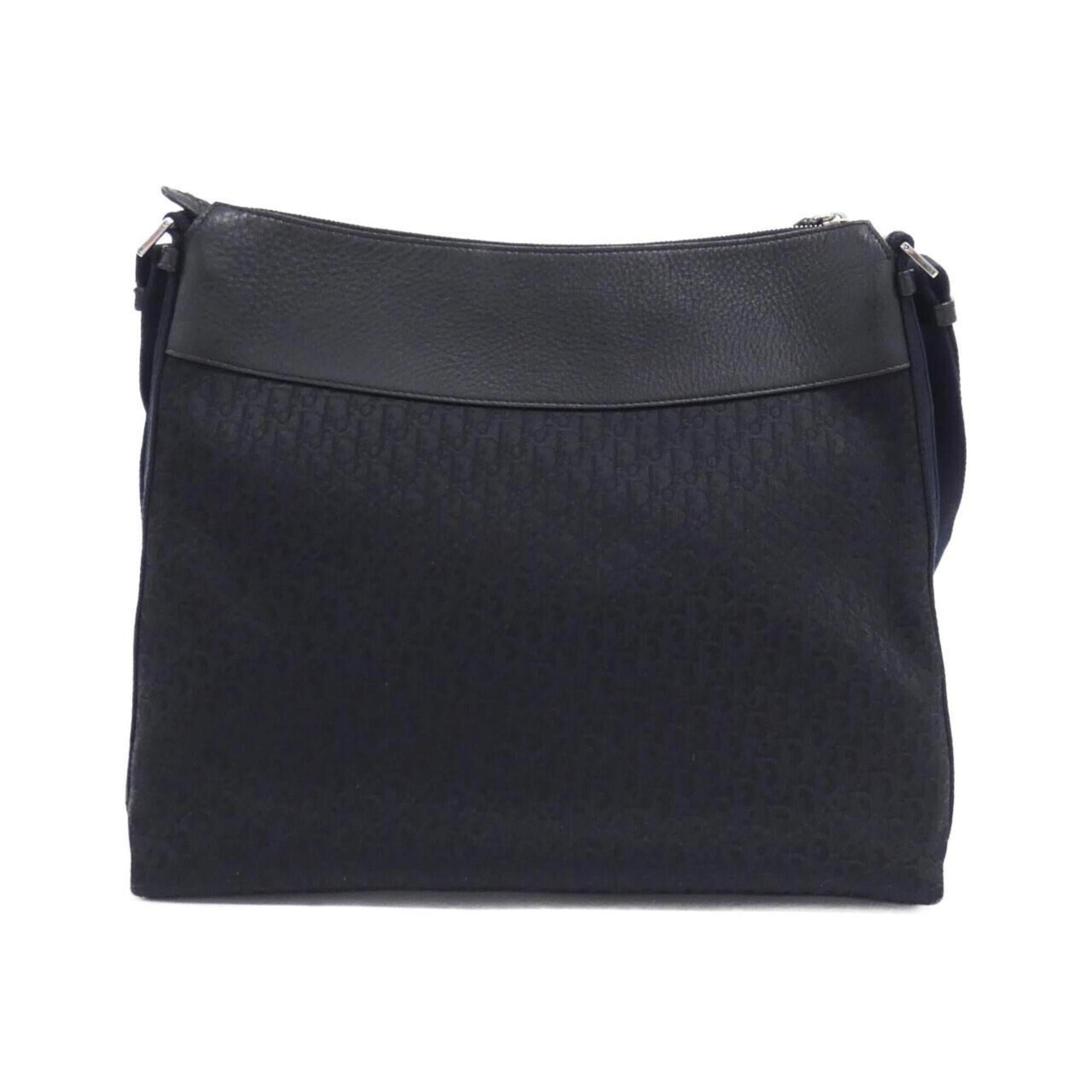 Christian Dior Black Canvas Shoulder Bag (Pre-Owned)