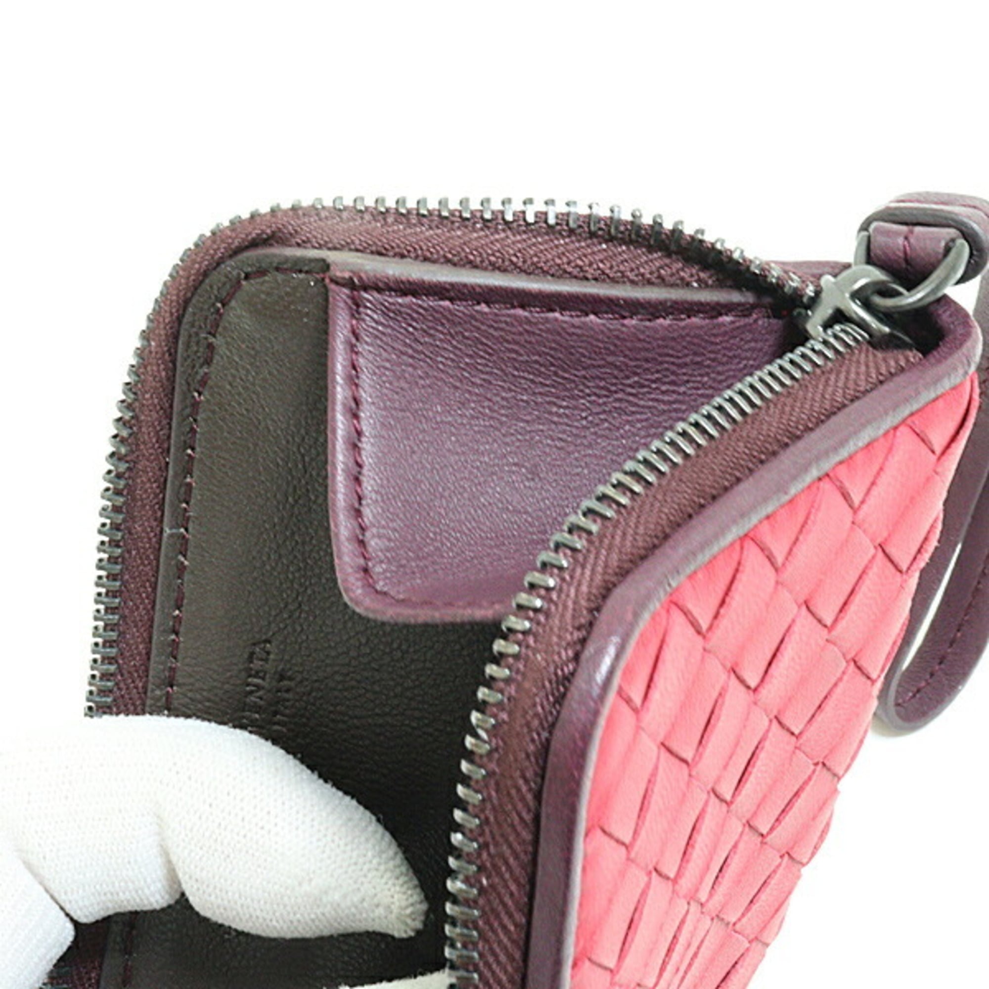 Bottega Veneta Red Color Coin Purse/Coin Case (Pre-Owned)