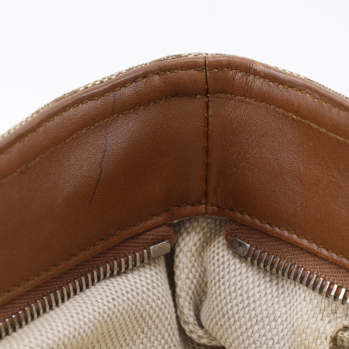 Gucci Sherry Line Brown Gg Canvas Tote Bag (Pre-Owned)