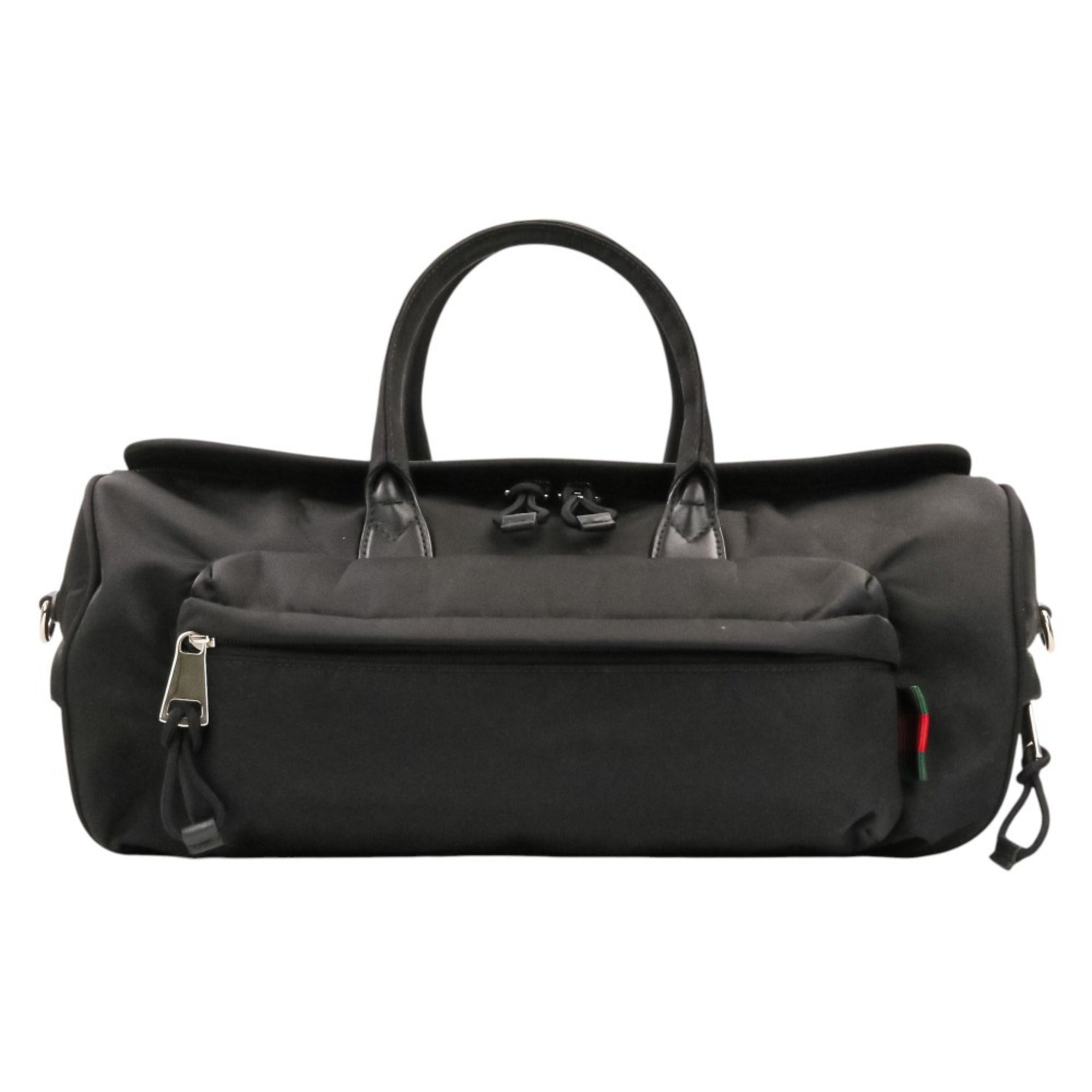 Gucci Black Nylon Boston Bag (Pre-Owned)