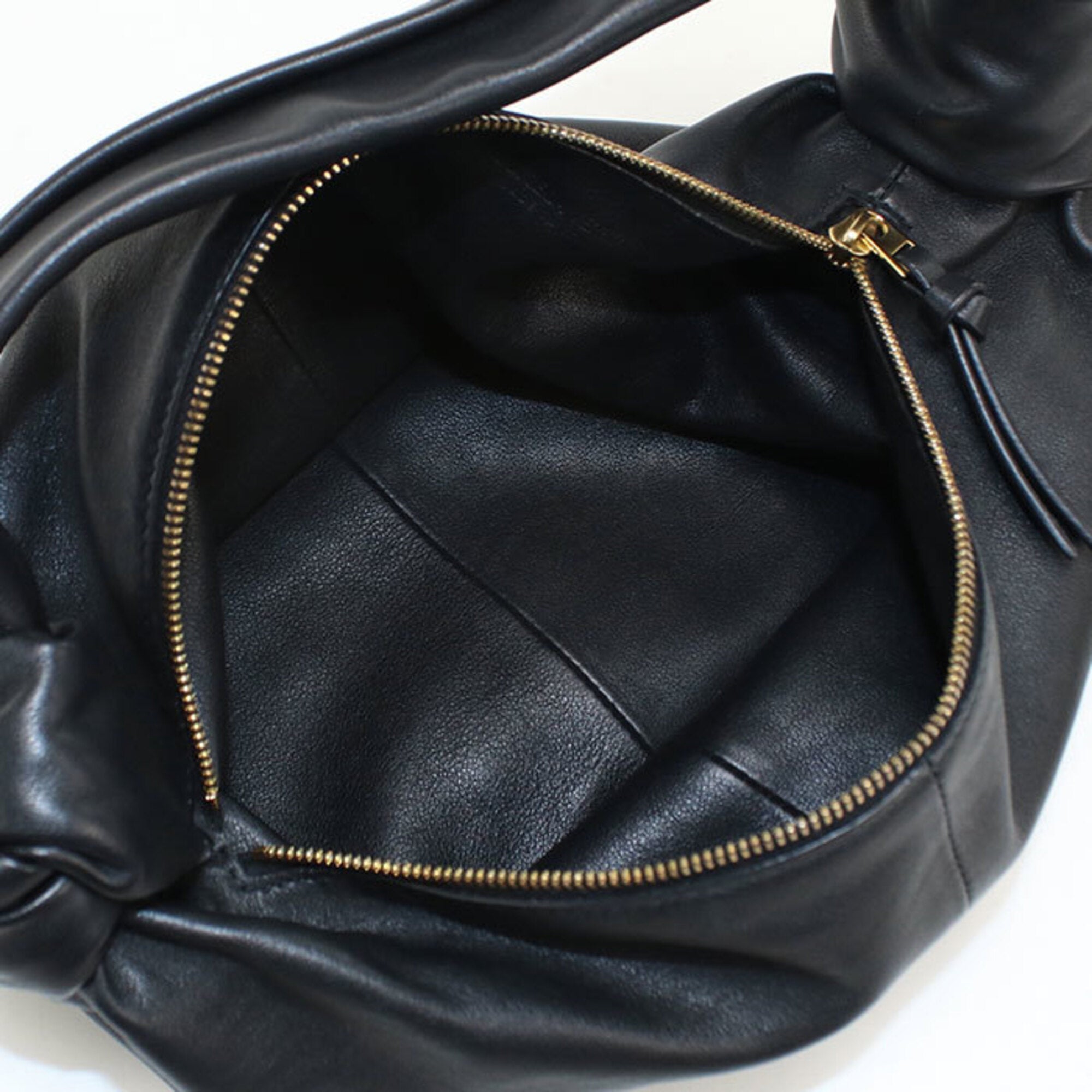 Bottega Veneta Black Leather Handbag (Pre-Owned)