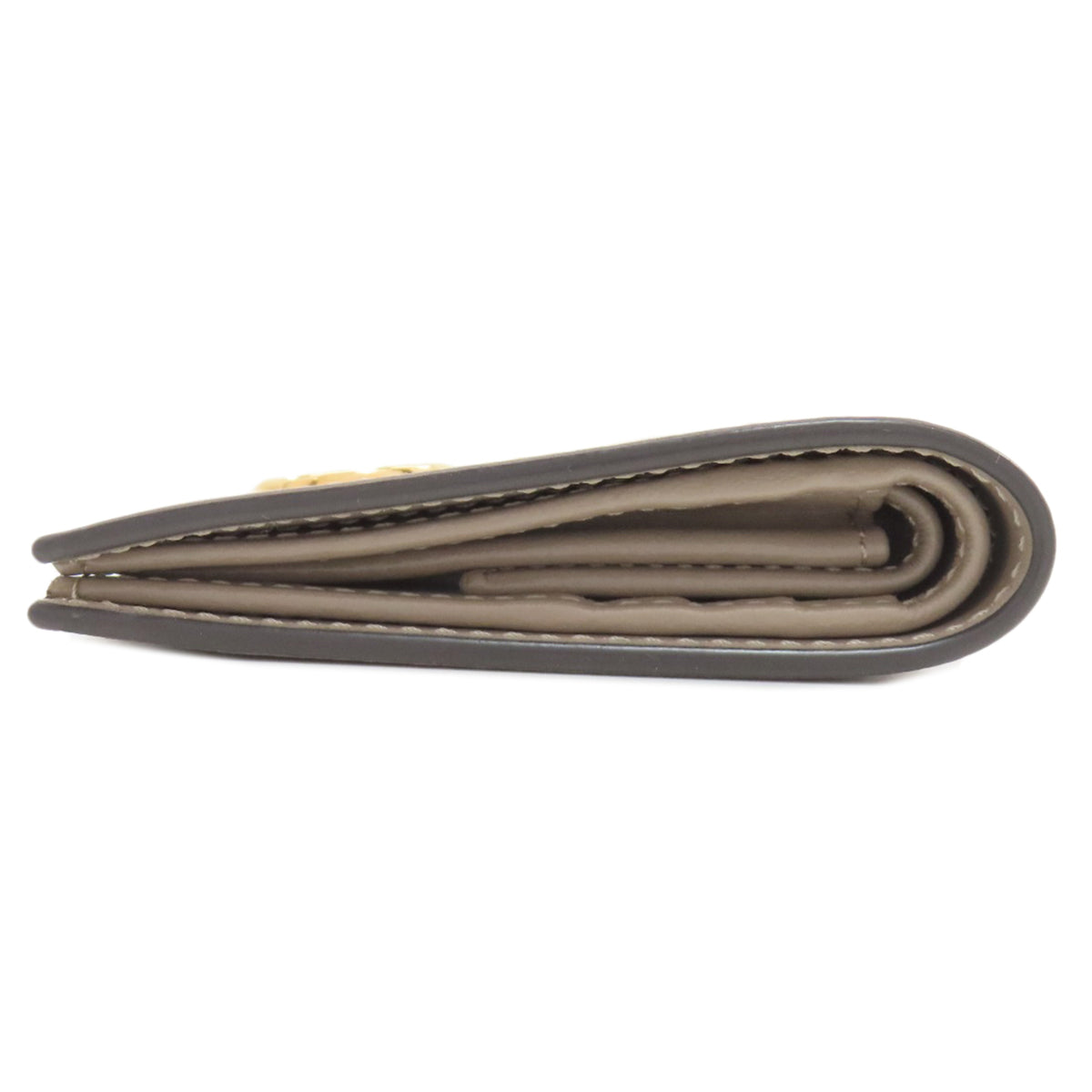 Fendi Beige Leather Wallet (Bi-Fold) (Pre-Owned)
