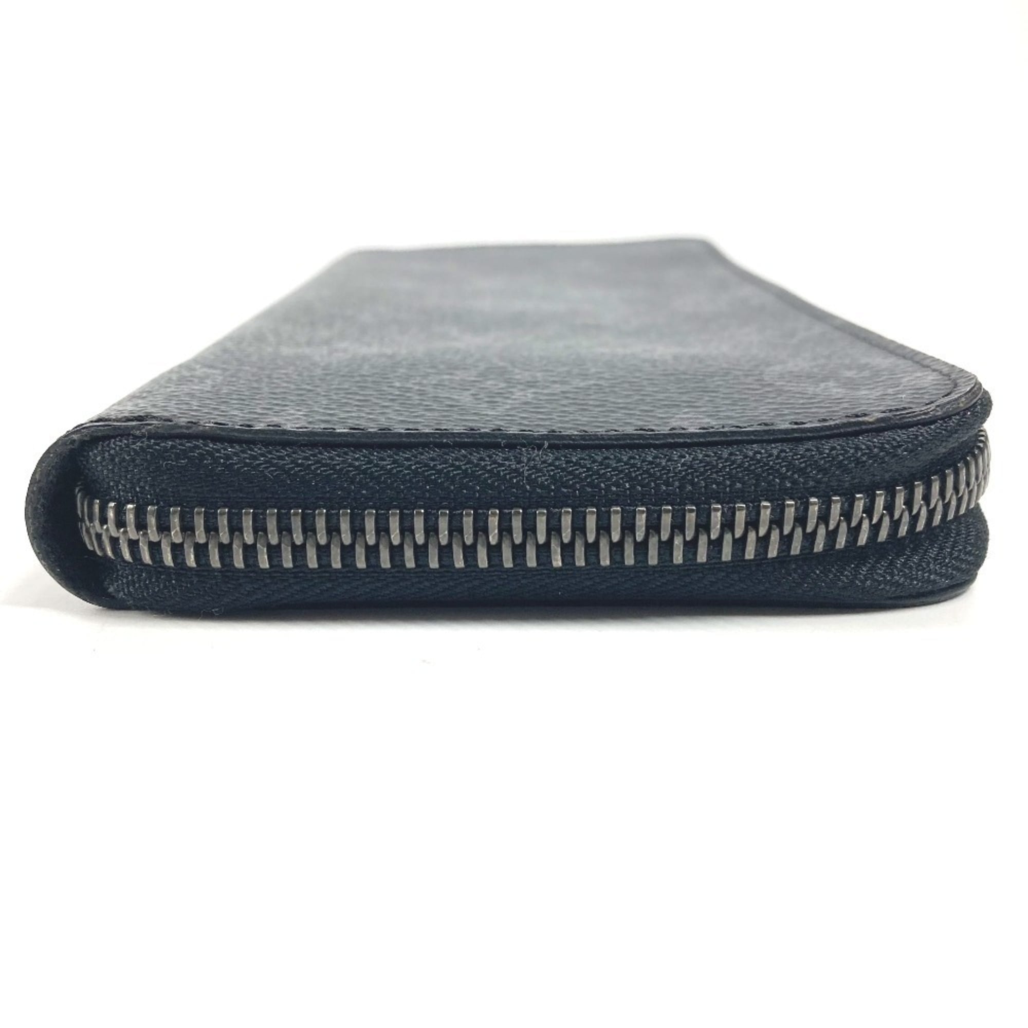 Louis Vuitton Black Monogram Eclipse Canvas Long Wallet (Bi-Fold) (Pre-Owned)