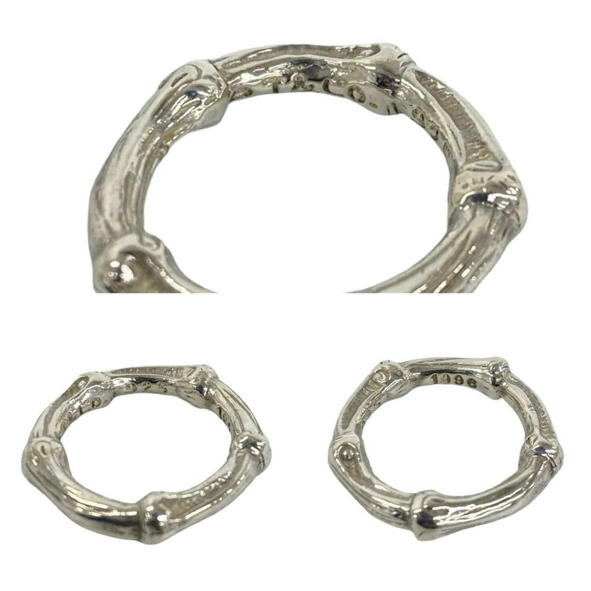 Tiffany Silver Silver 925 Band Ring (Pre-Owned)
