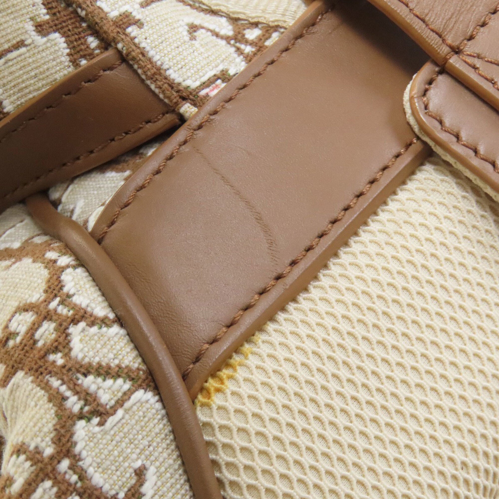 Christian Dior Brown Canvas Backpack (Pre-Owned)