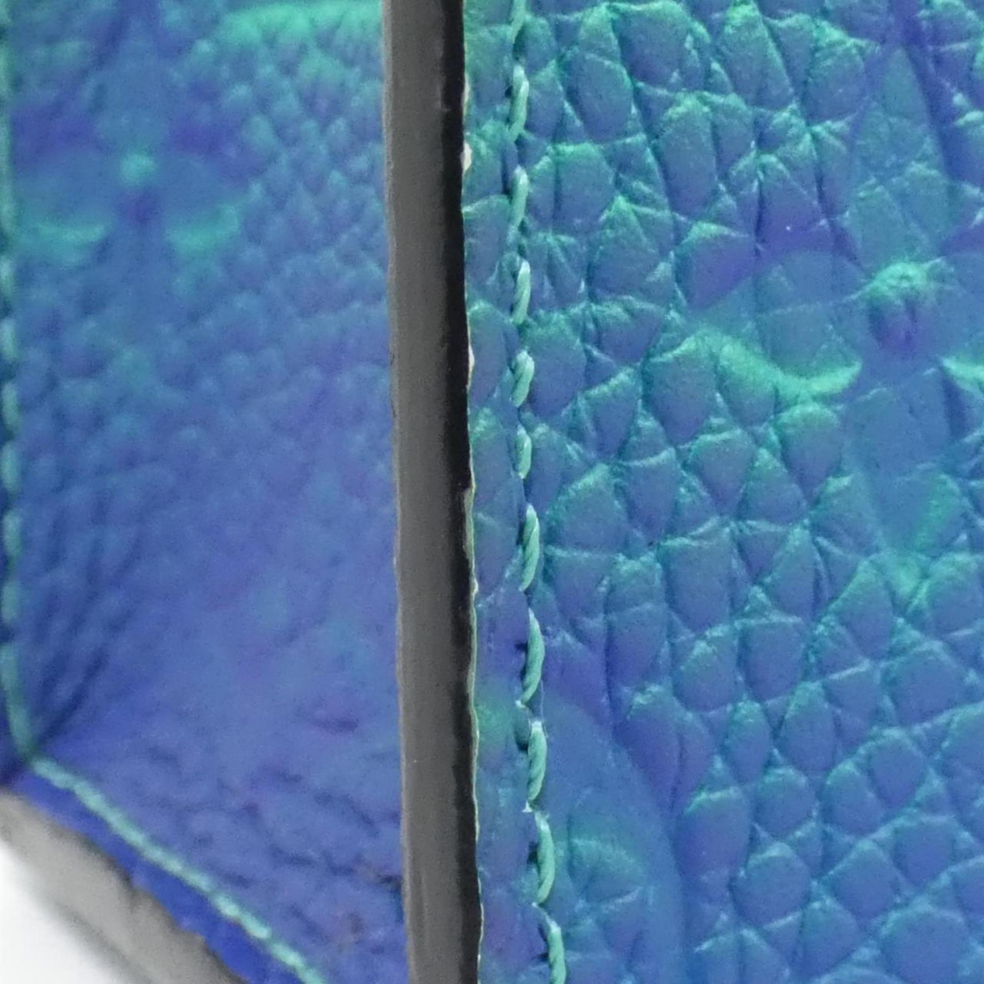 Louis Vuitton Blue Leather Shoulder Bag (Pre-Owned)