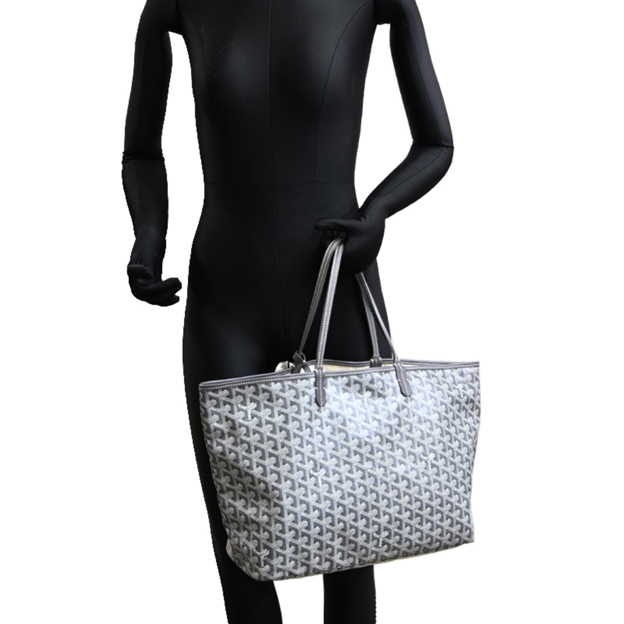 Goyard Gray Canvas Tote Bag (Pre-Owned)