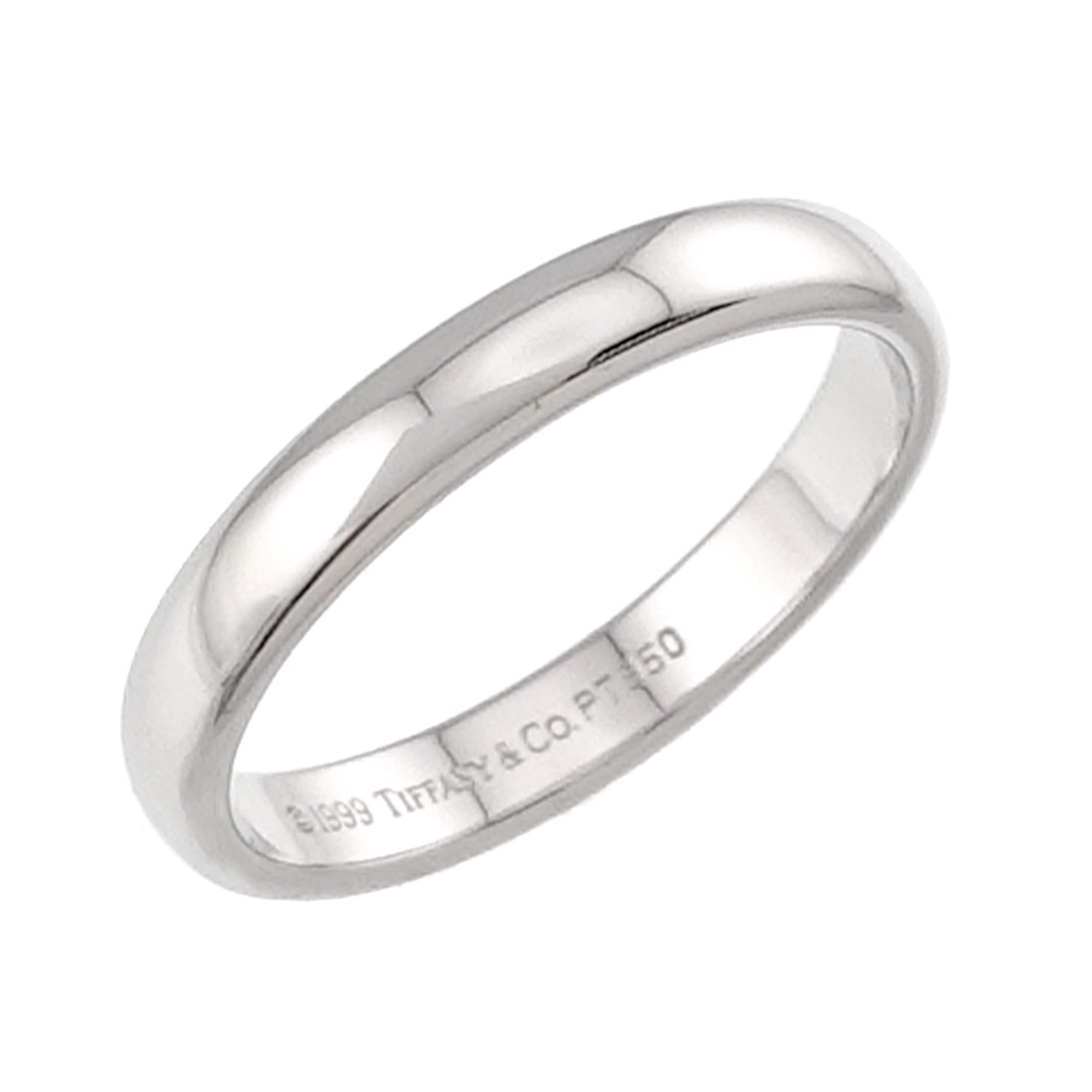 Tiffany Platinum 950 Band Ring (Pre-Owned)