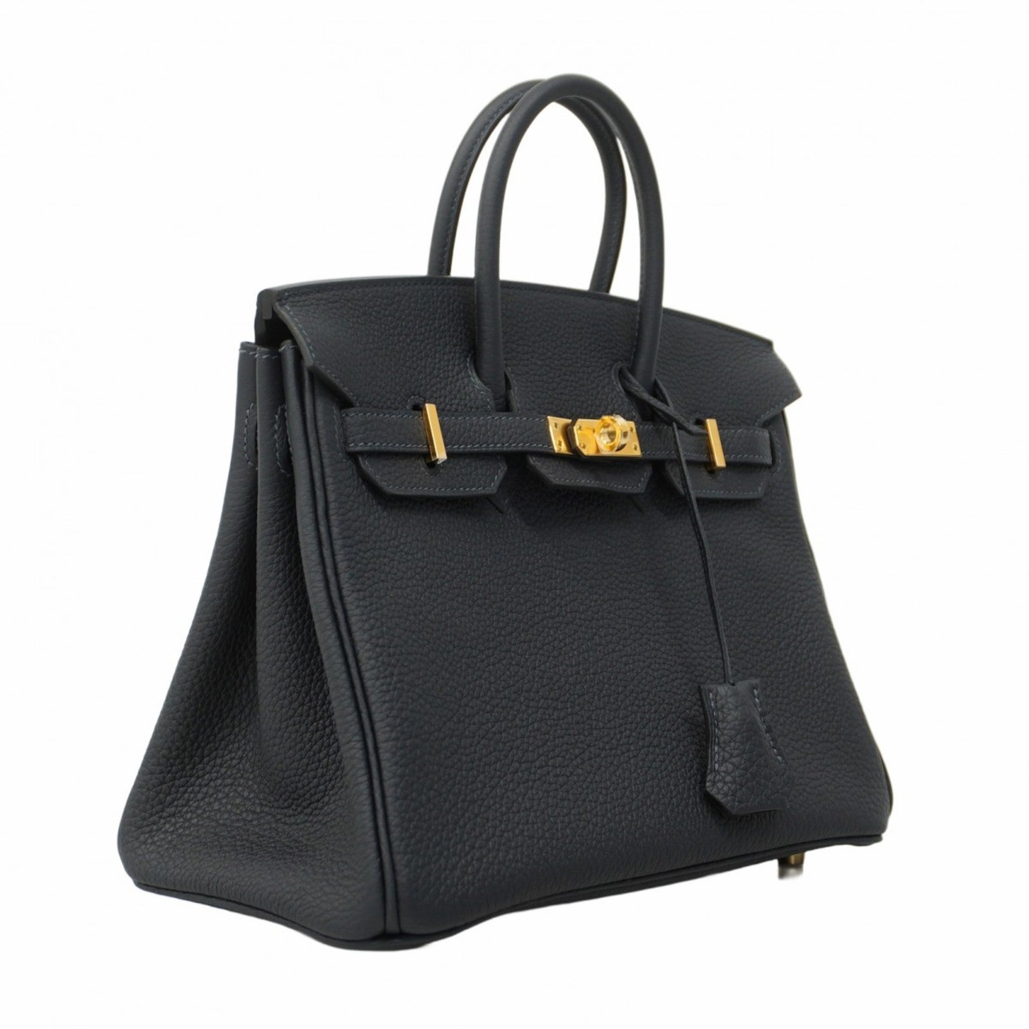 Hermes Gold Togo Leather Handbag (Pre-Owned)