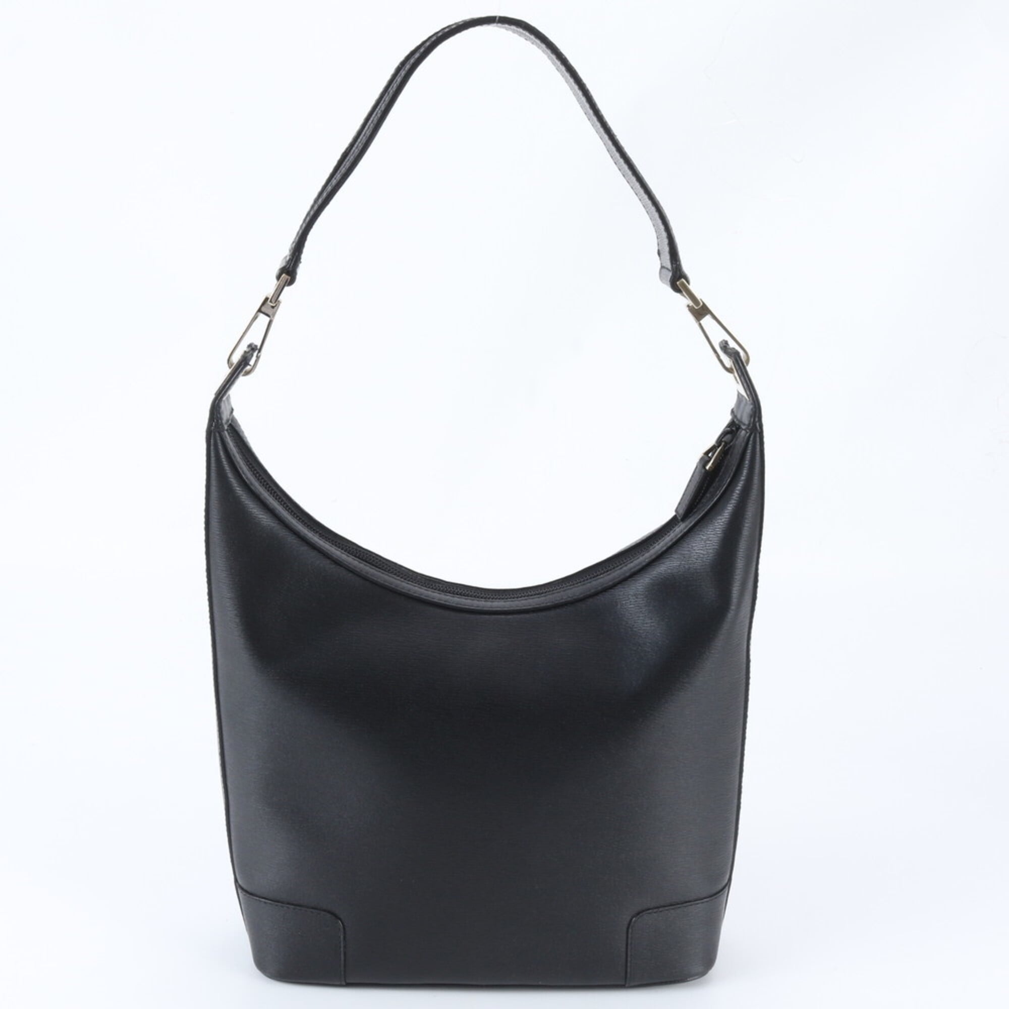Gucci Black Leather Handbag Shoulder Bag (Pre-Owned)
