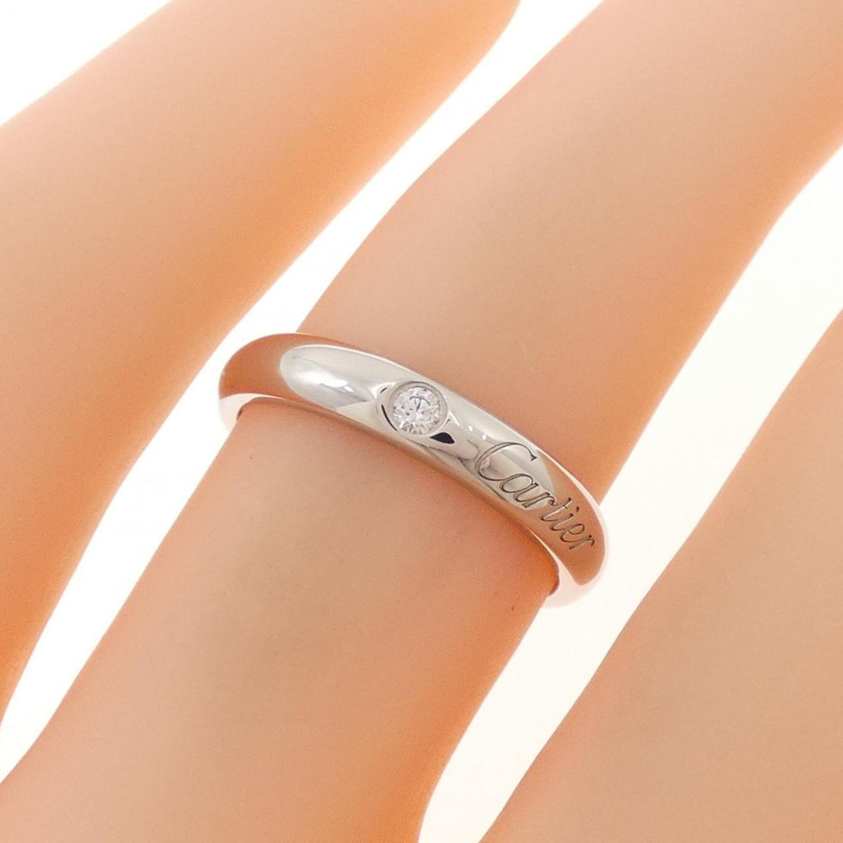 Cartier Platinum 950 Band Ring (Pre-Owned)