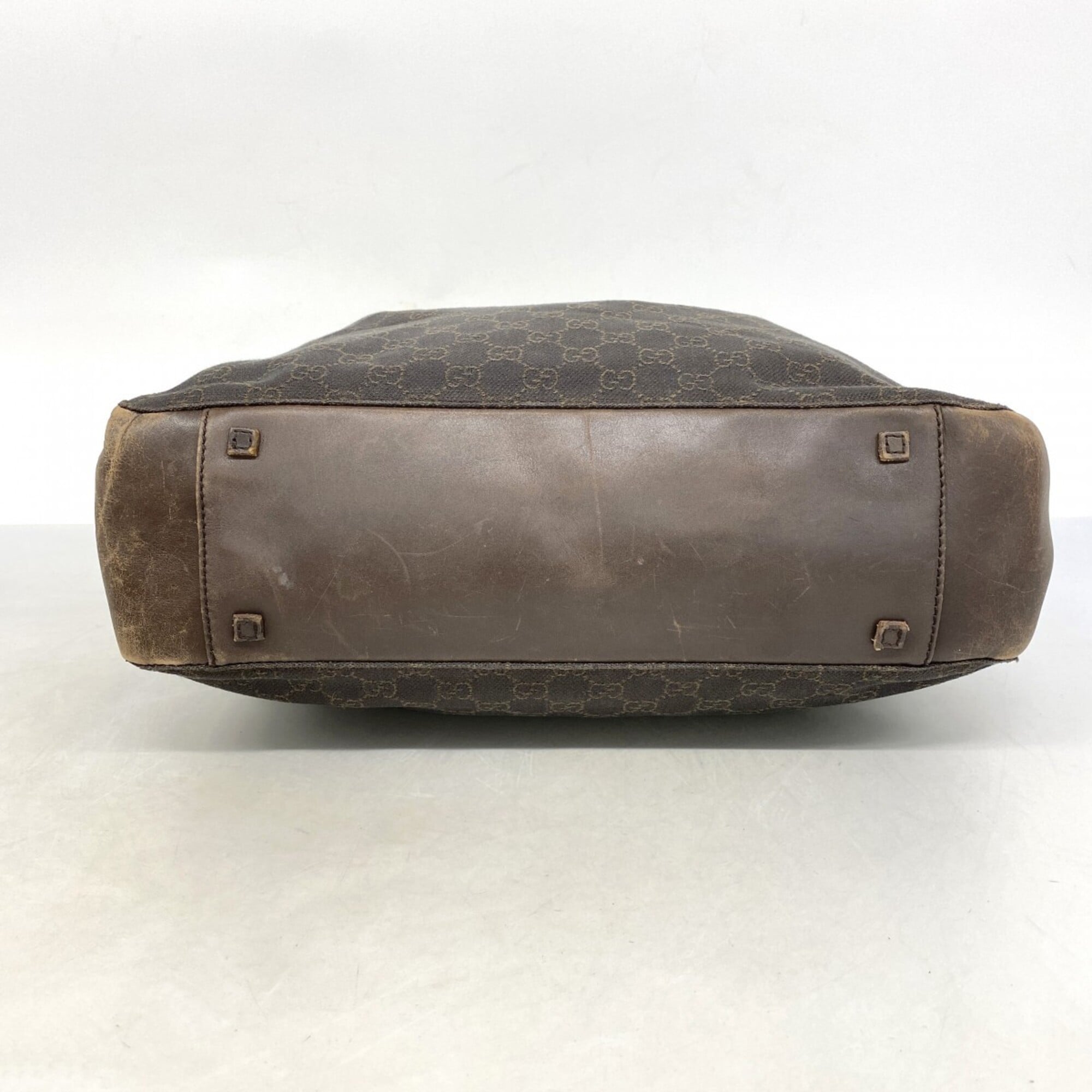 Gucci Brown Denim Tote Bag (Pre-Owned)