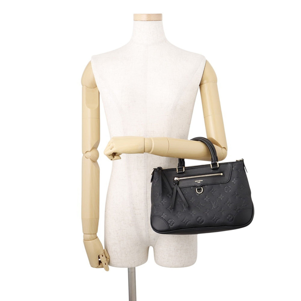 Louis Vuitton Monogram Empreinte Black Noir Monogram Empreinte Handbag Shoulder Bag (Pre-Owned)