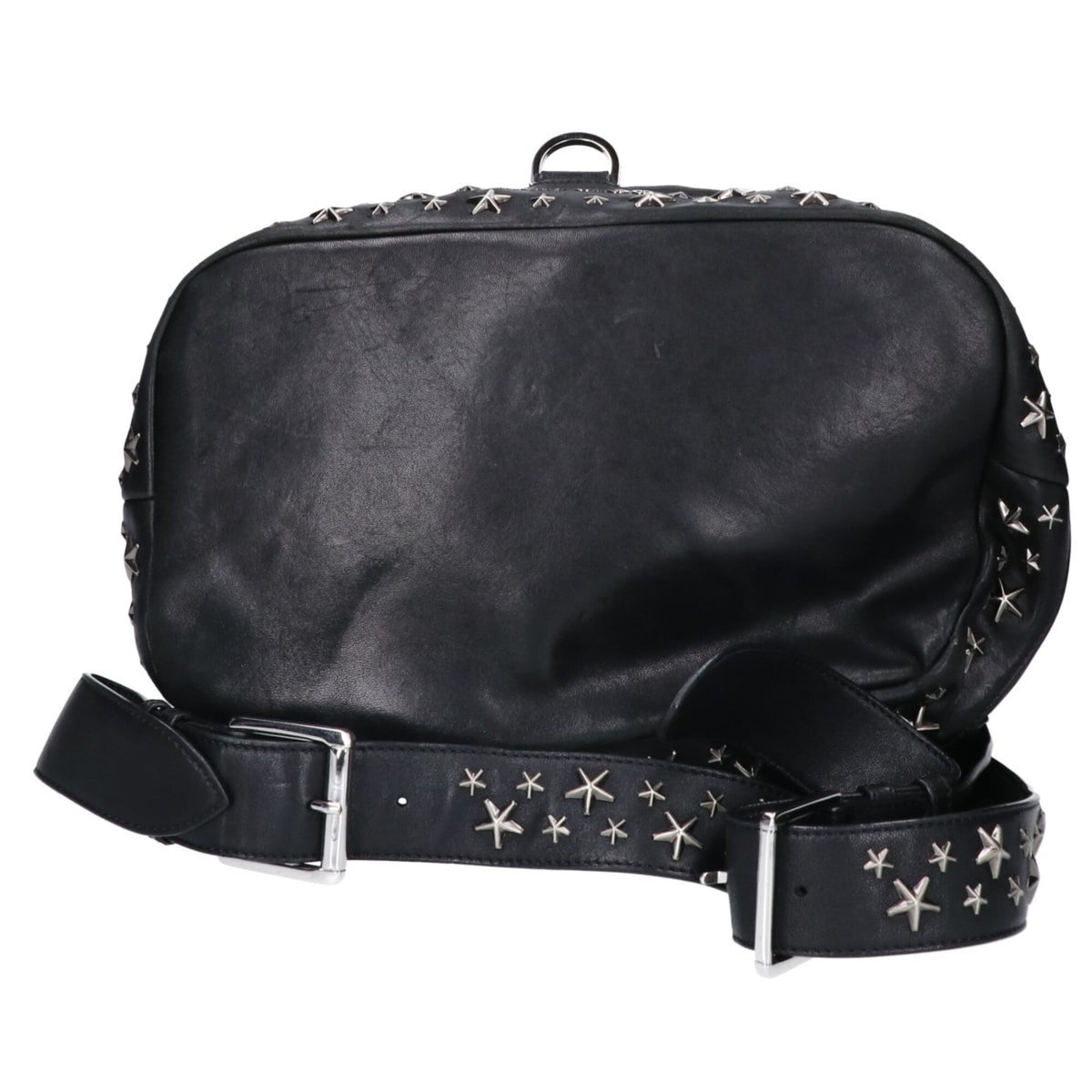 Jimmy Choo Black Leather Backpack (Pre-Owned)