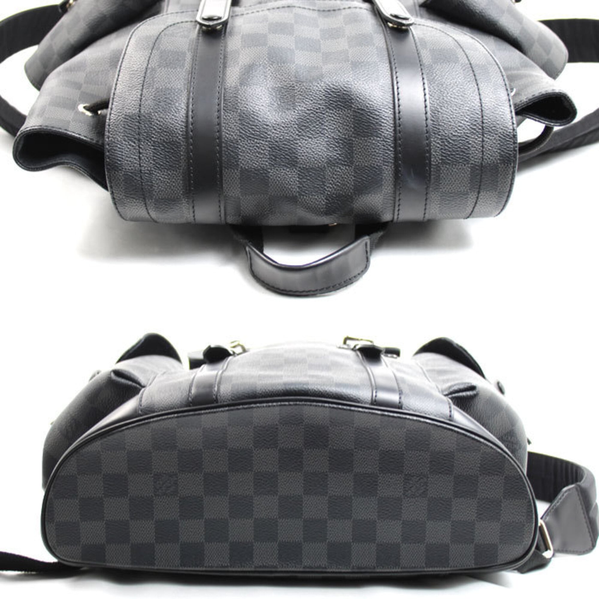 Louis Vuitton Black Damier Graphite Backpack (Pre-Owned)