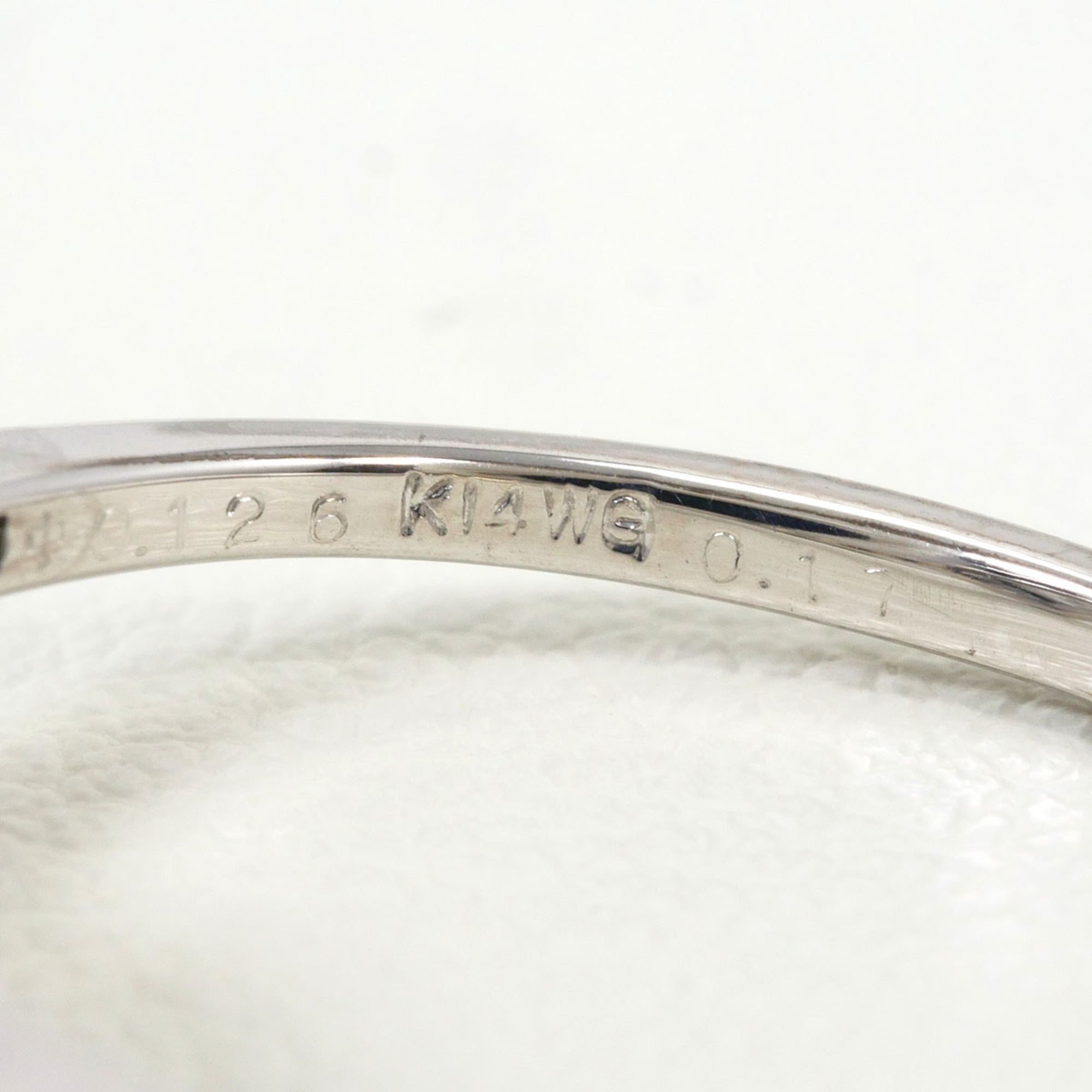 Unbranded White Gold White Gold (14K) Band Ring (Pre-Owned)