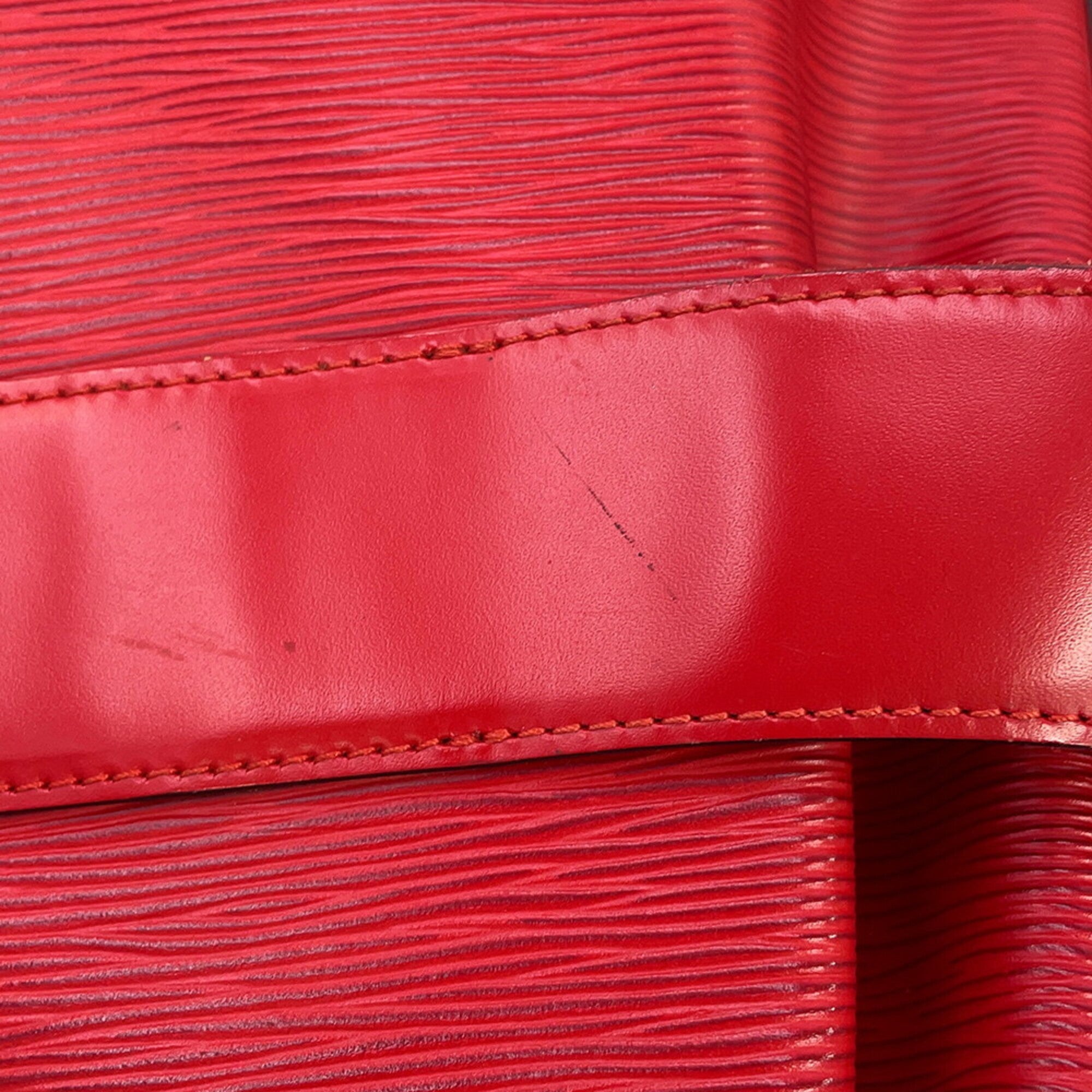 Louis Vuitton Epi Castilian Red Monogram Handbag Shoulder Bag (Pre-Owned)