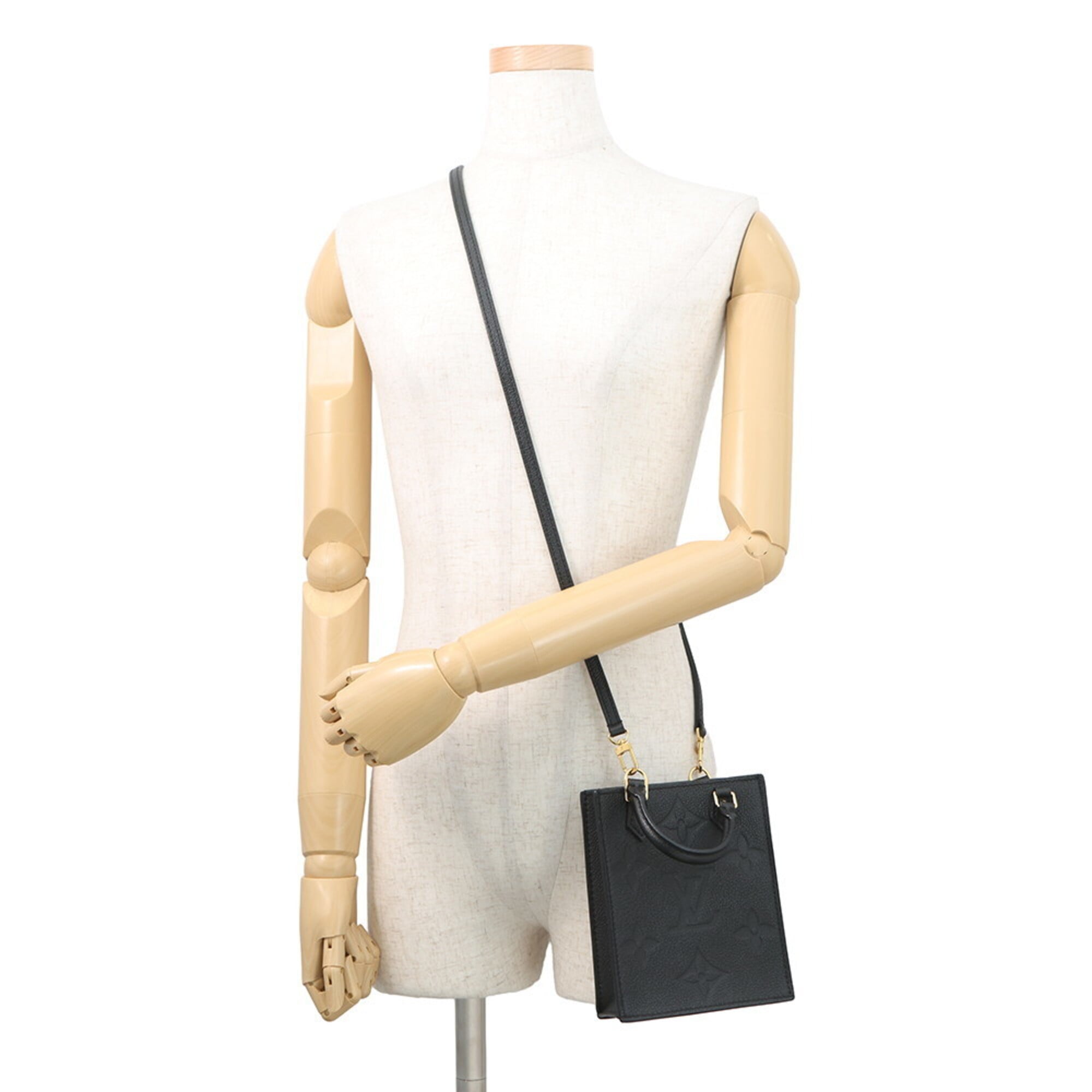 Louis Vuitton Black Noir Monogram Empreinte Handbag (Pre-Owned)