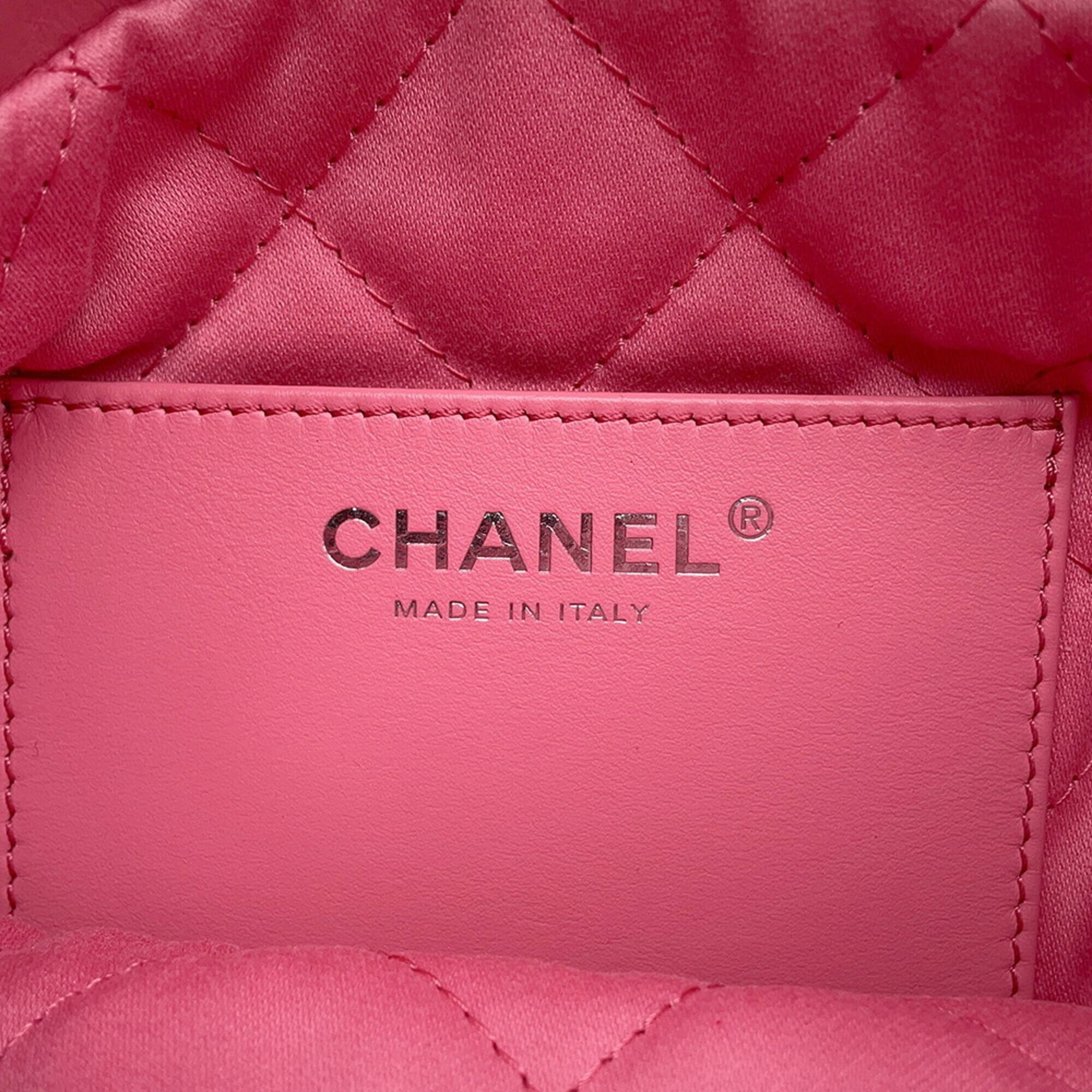 Chanel Pink Handbag Shoulder Bag (Pre-Owned)
