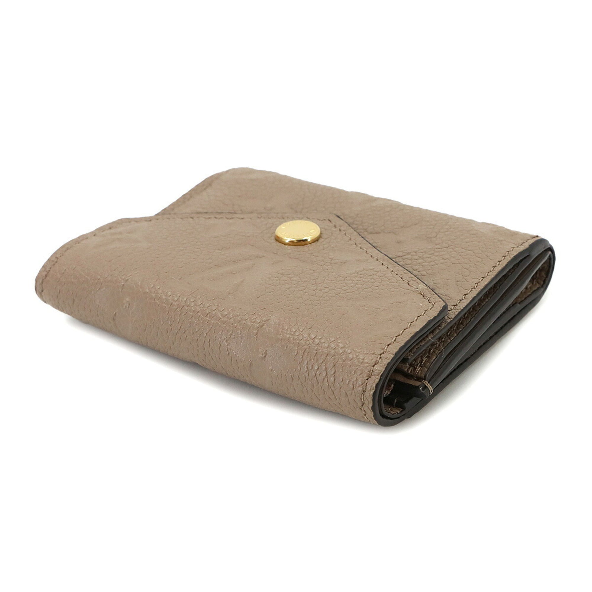 Louis Vuitton Tourterelle Monogram Empreinte Wallet (Tri-Fold) (Pre-Owned)
